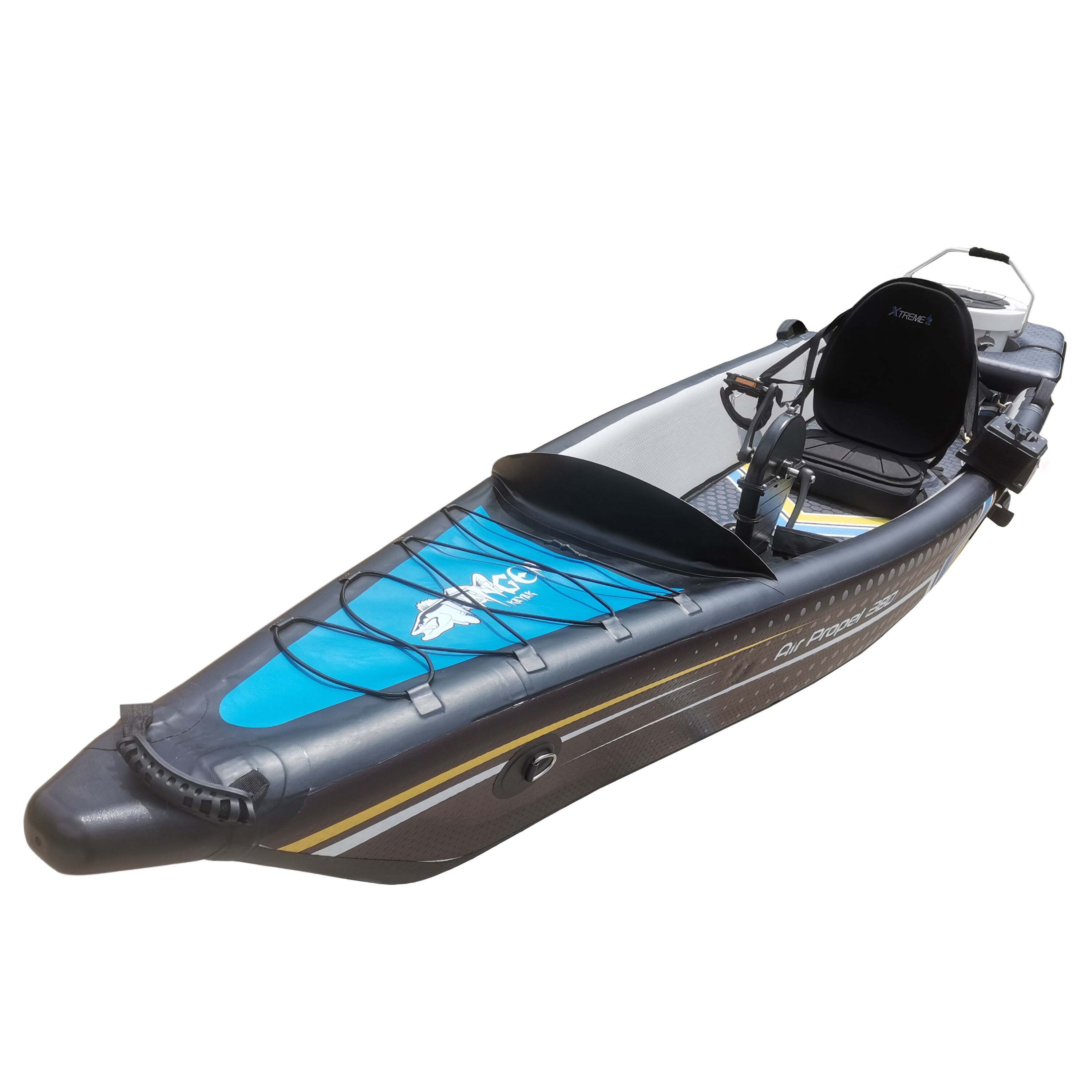 Inflatable Pedal fish Kayak Air 13' kayaks(Pedal Version) Safari Version