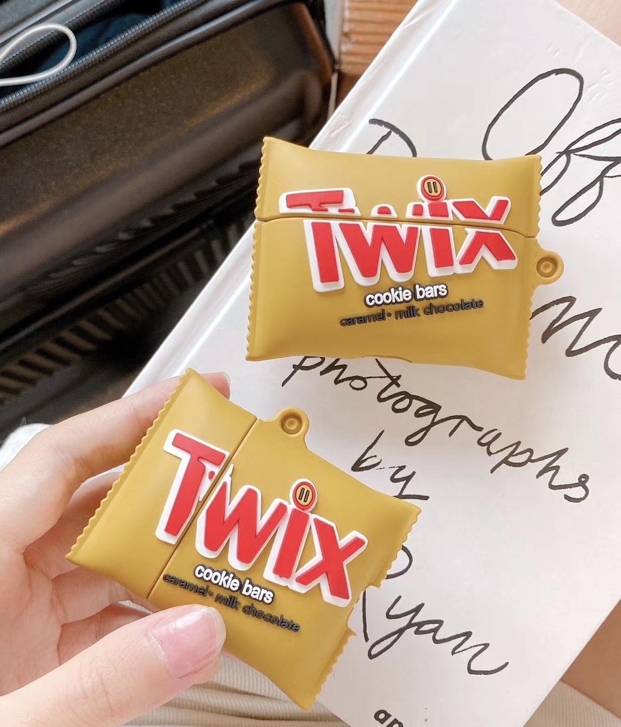 Airpods Case Micro Grocery Store Snacks and Drinks Packaging Case Protective Shockproof Covers with Keychain - Collection