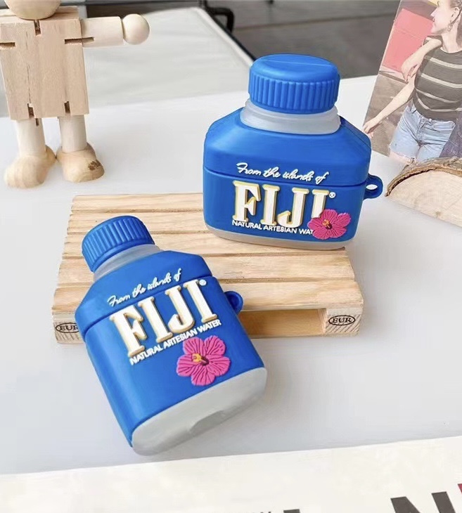 Airpods Case Micro Grocery Store Snacks and Drinks Packaging Case Protective Shockproof Covers with Keychain - Collection