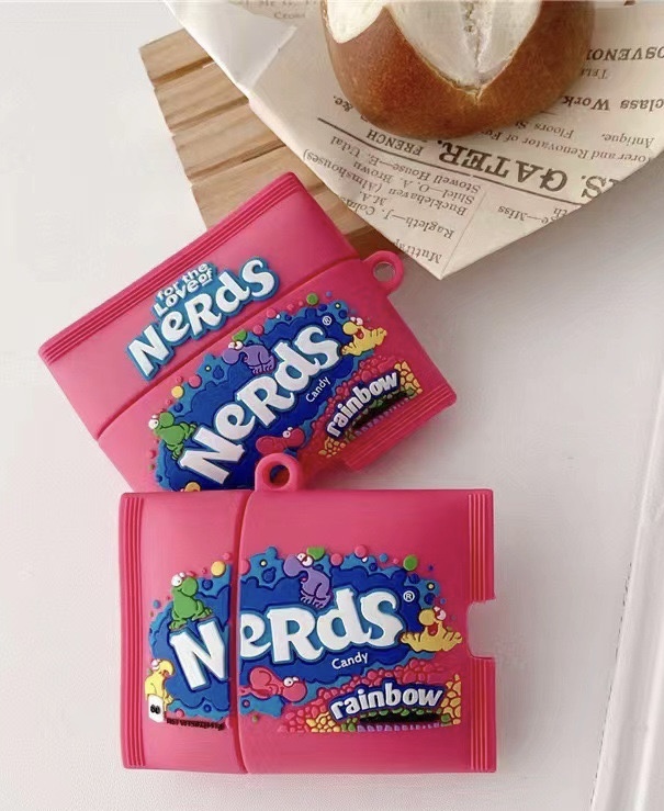 Airpods Case Micro Grocery Store Snacks and Drinks Packaging Case Protective Shockproof Covers with Keychain - Collection