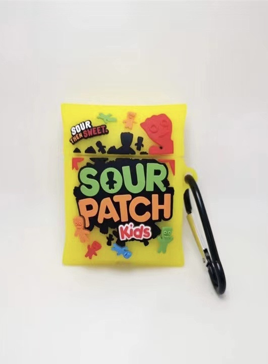 Airpods Case Micro Grocery Store Snacks and Drinks Packaging Case Protective Shockproof Covers with Keychain - Collection