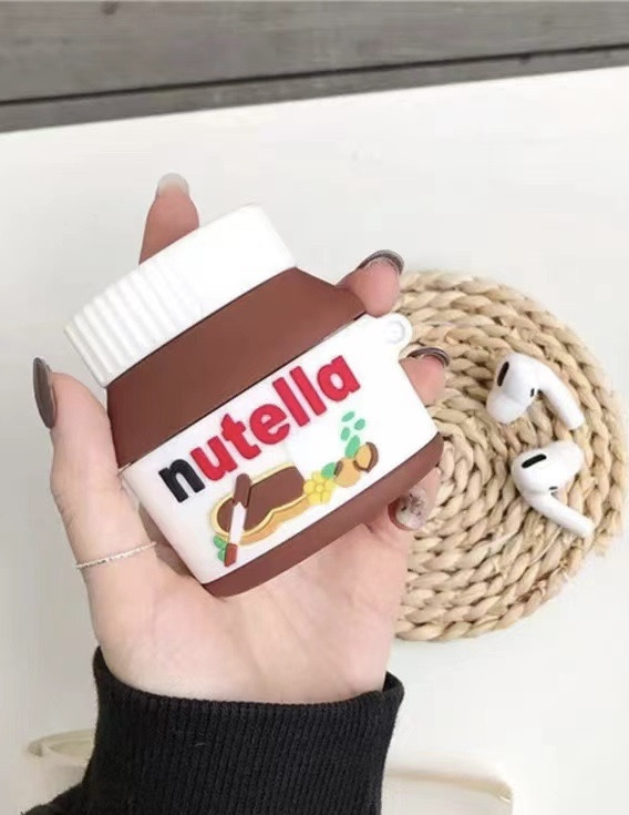 Airpods Case Micro Grocery Store Snacks and Drinks Packaging Case Protective Shockproof Covers with Keychain - Collection