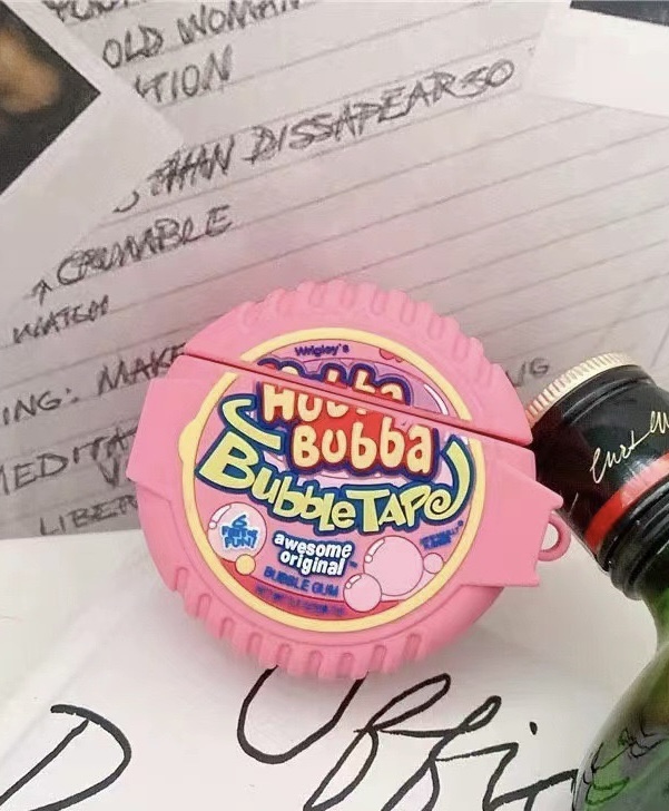 Airpods Case Micro Grocery Store Snacks and Drinks Packaging Case Protective Shockproof Covers with Keychain - Collection