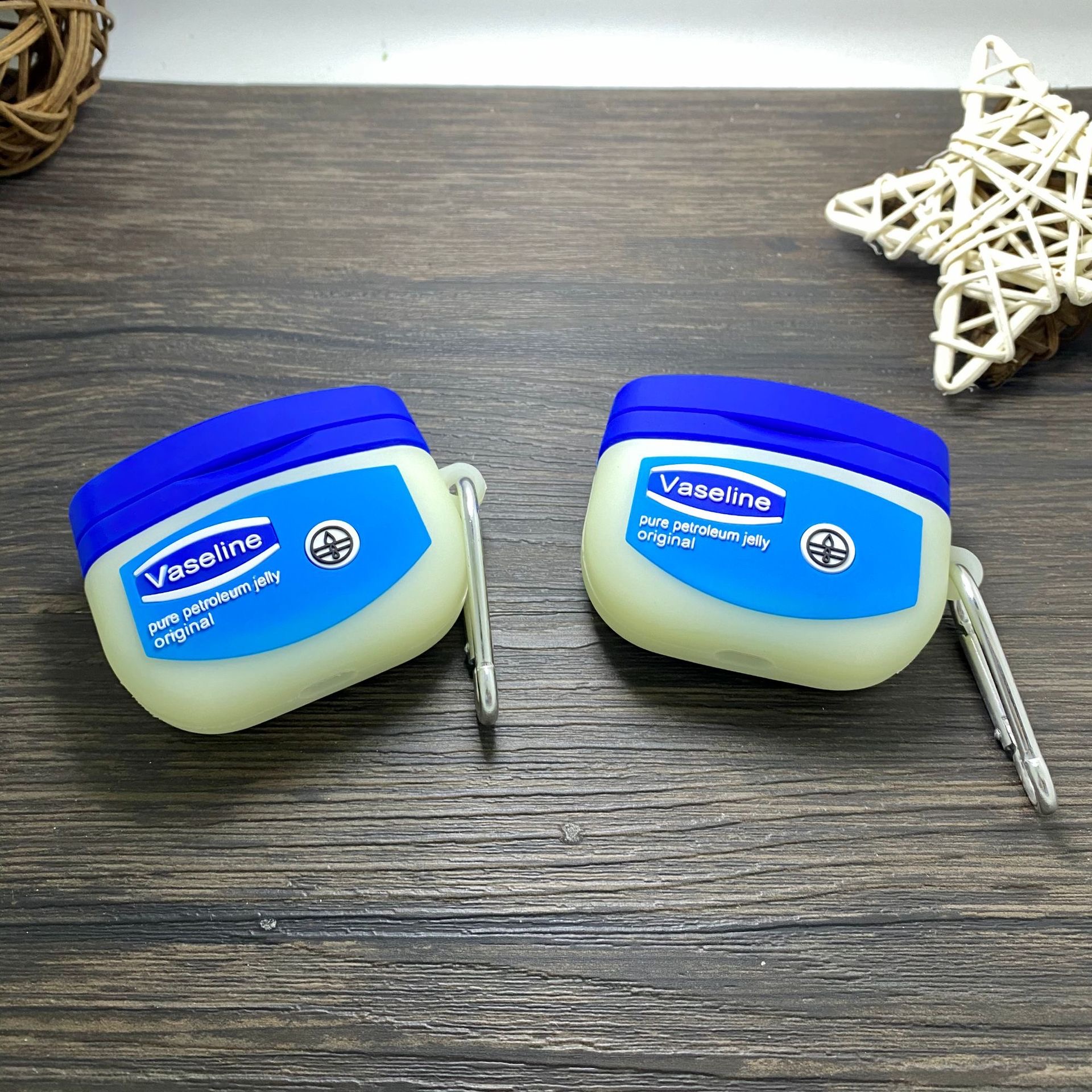 Airpods Case Micro Grocery Store Snacks and Drinks Packaging Case Protective Shockproof Covers with Keychain - Collection