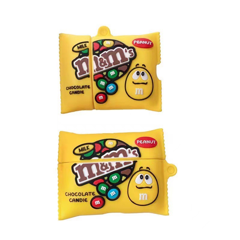 Airpods Case Micro Grocery Store Snacks and Drinks Packaging Case Protective Shockproof Covers with Keychain - Collection