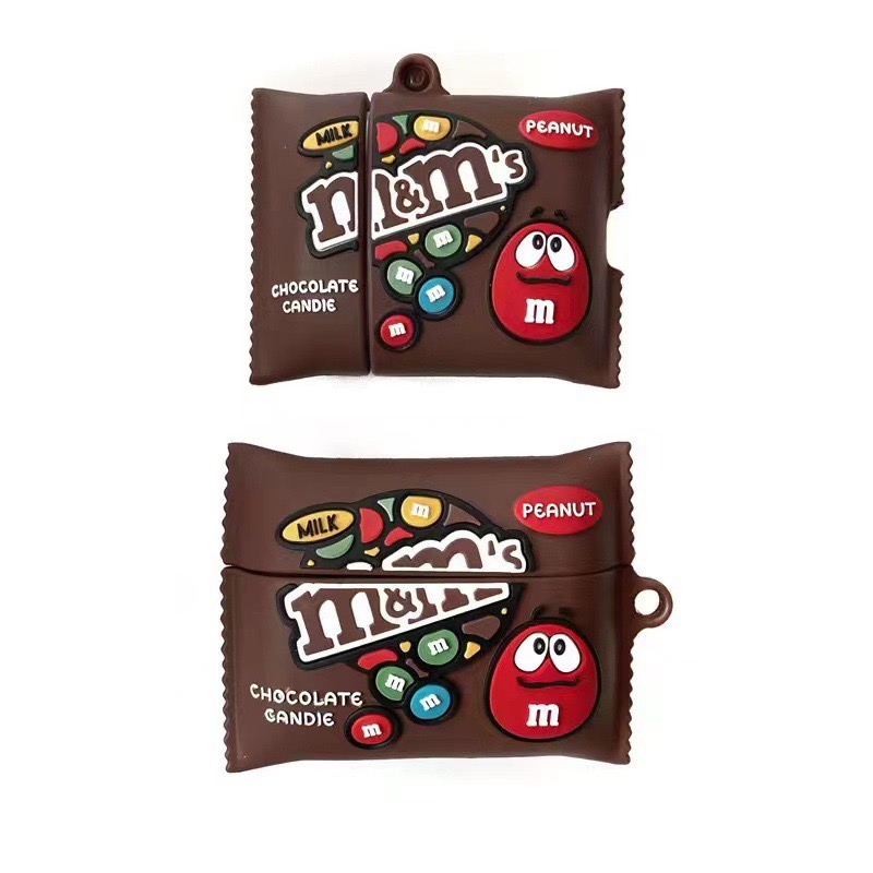 Airpods Case Micro Grocery Store Snacks and Drinks Packaging Case Protective Shockproof Covers with Keychain - Collection