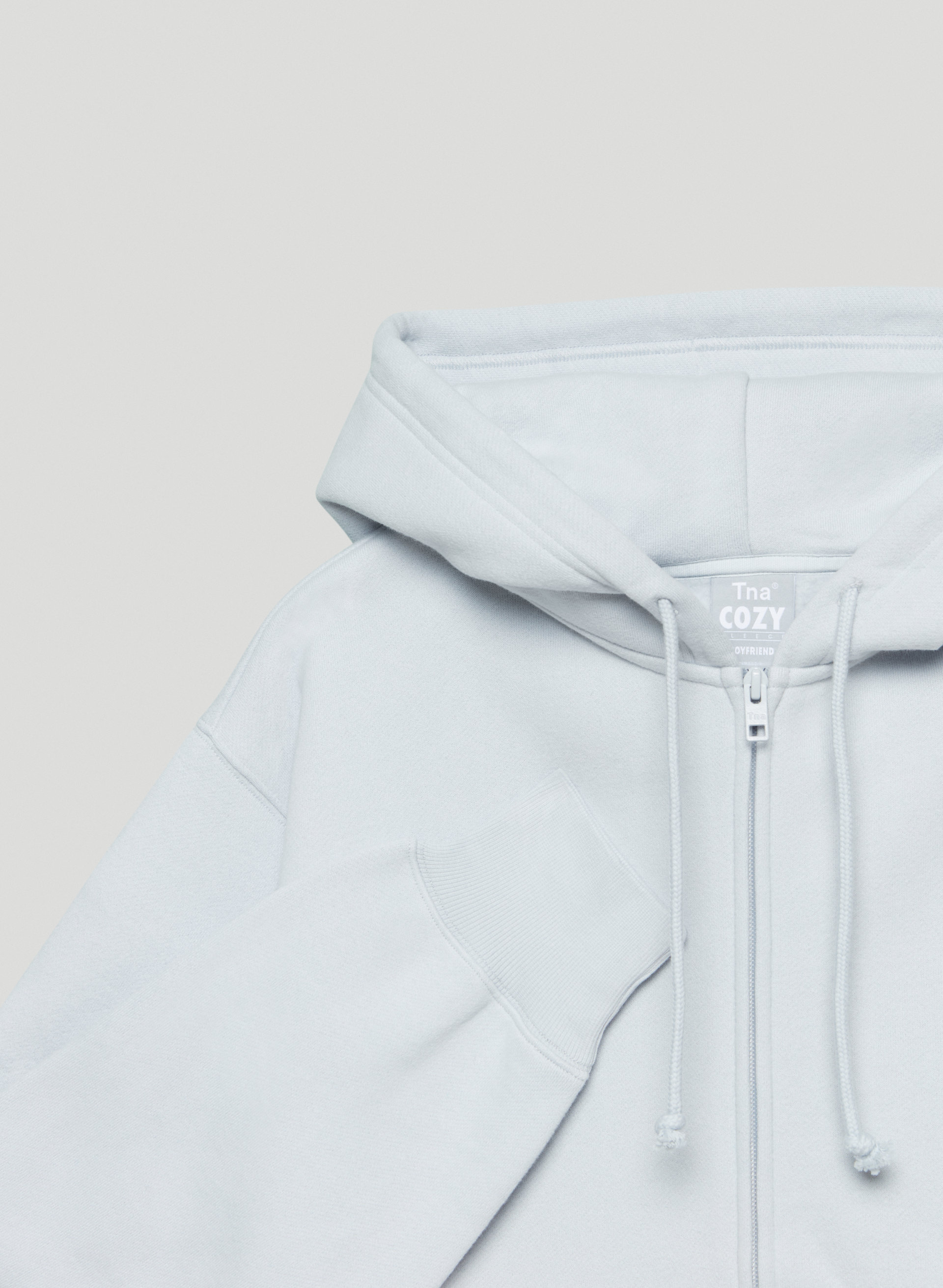 Cozy Fleece Boyfriend Zip Hoodie