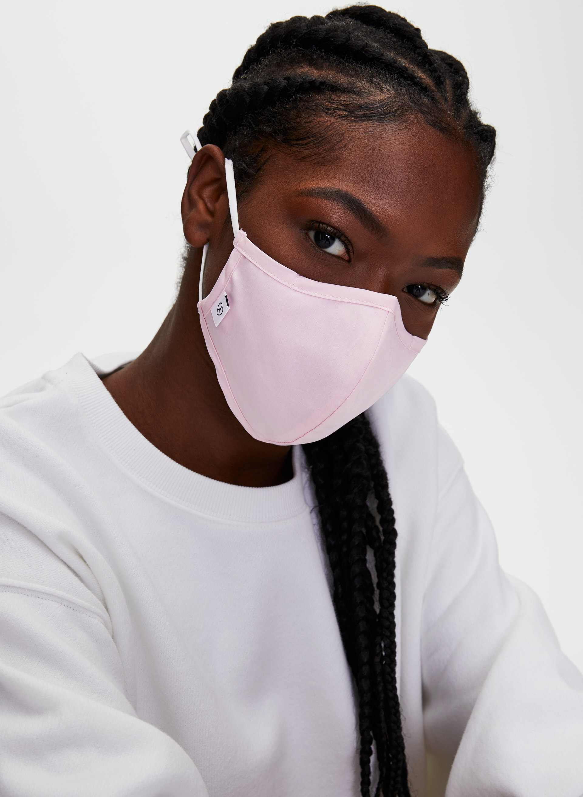 Sculpted Cotton Face Mask - Petite