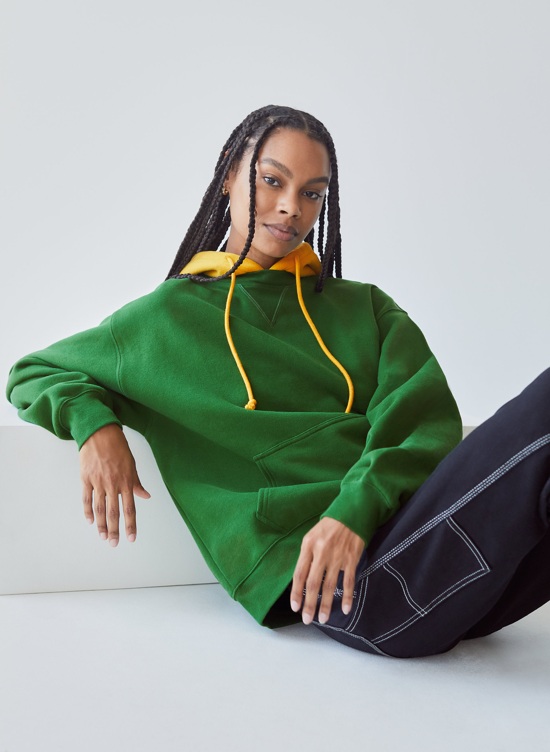 Cozy Fleece Mega Crew Hoodie