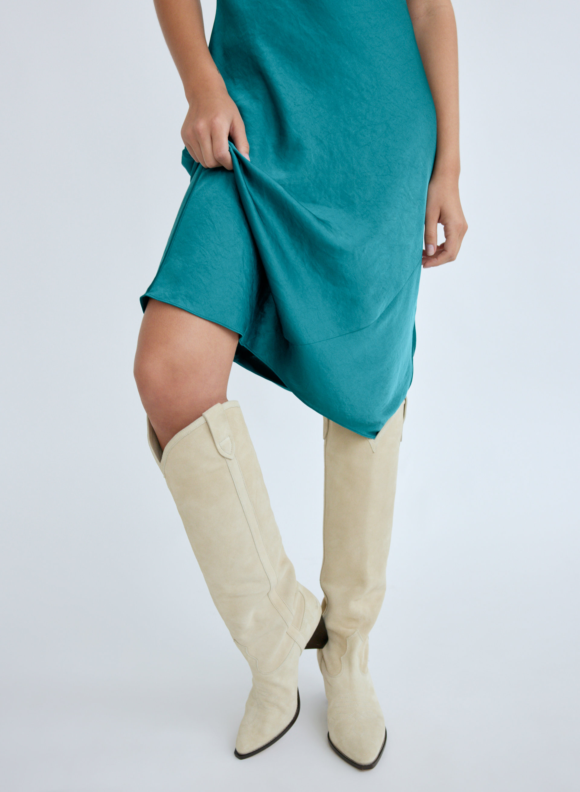 Only Slip Midi Dress