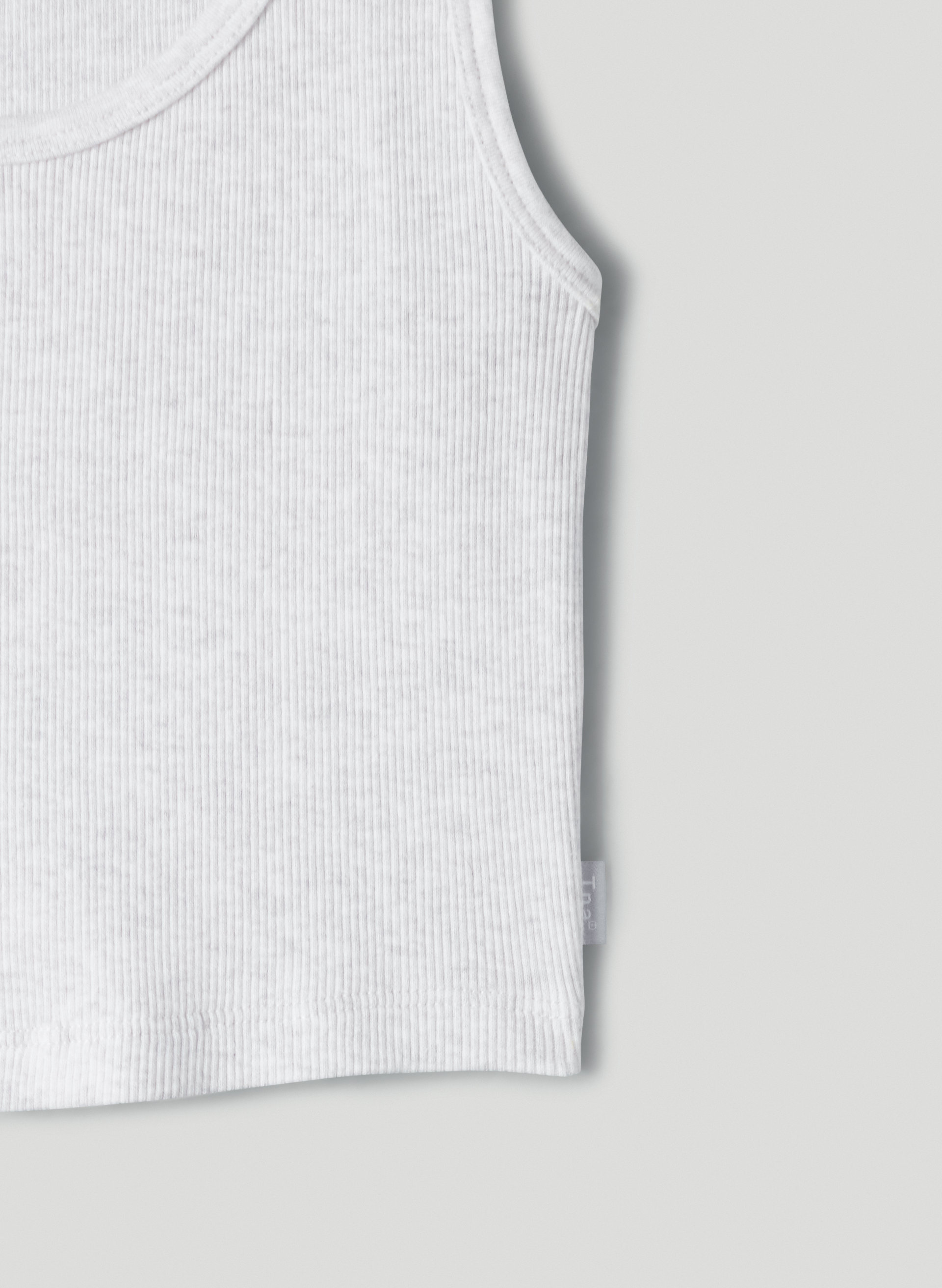Ribbed Cropped Tank