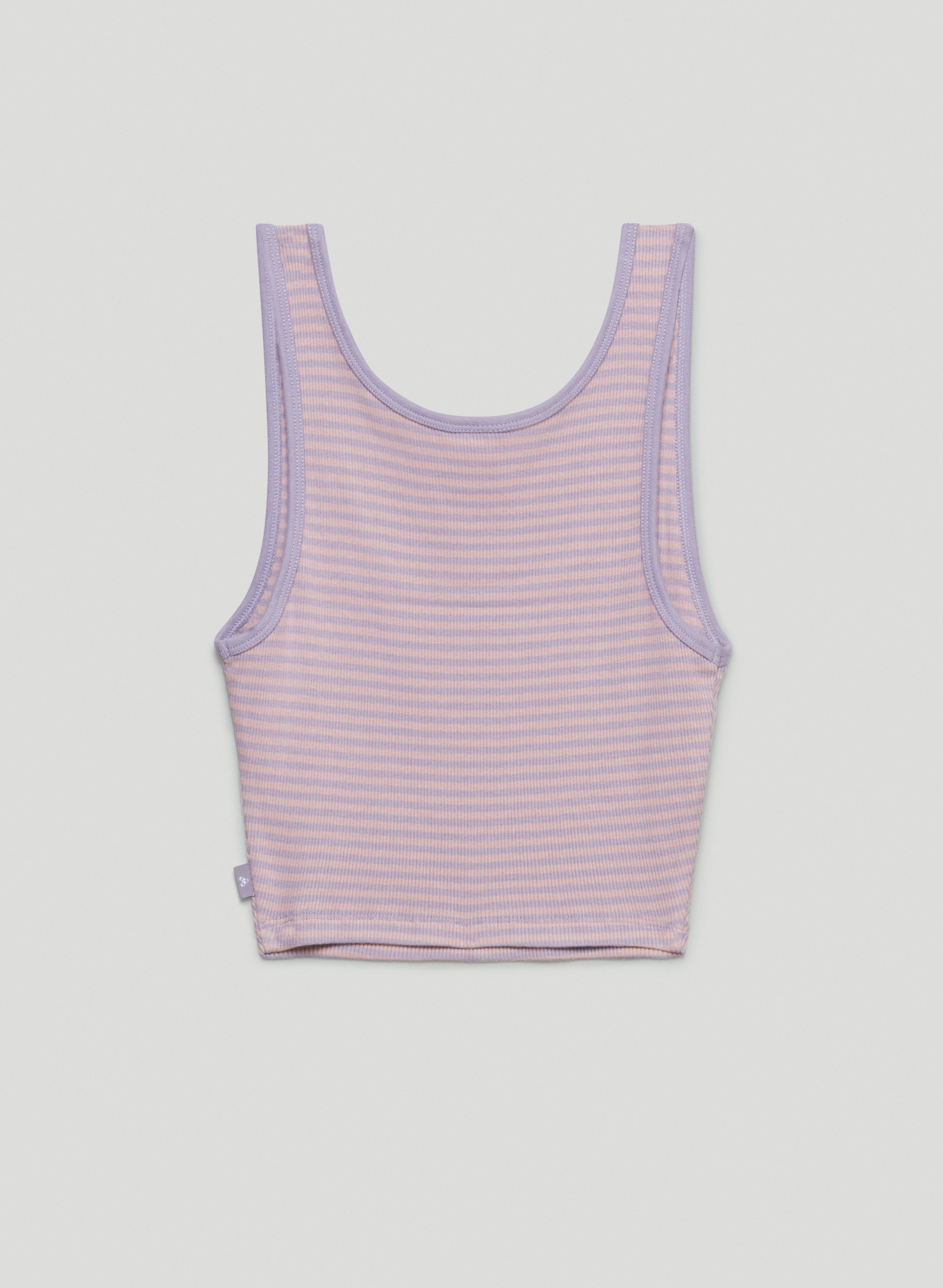 Cropped Rib Tank