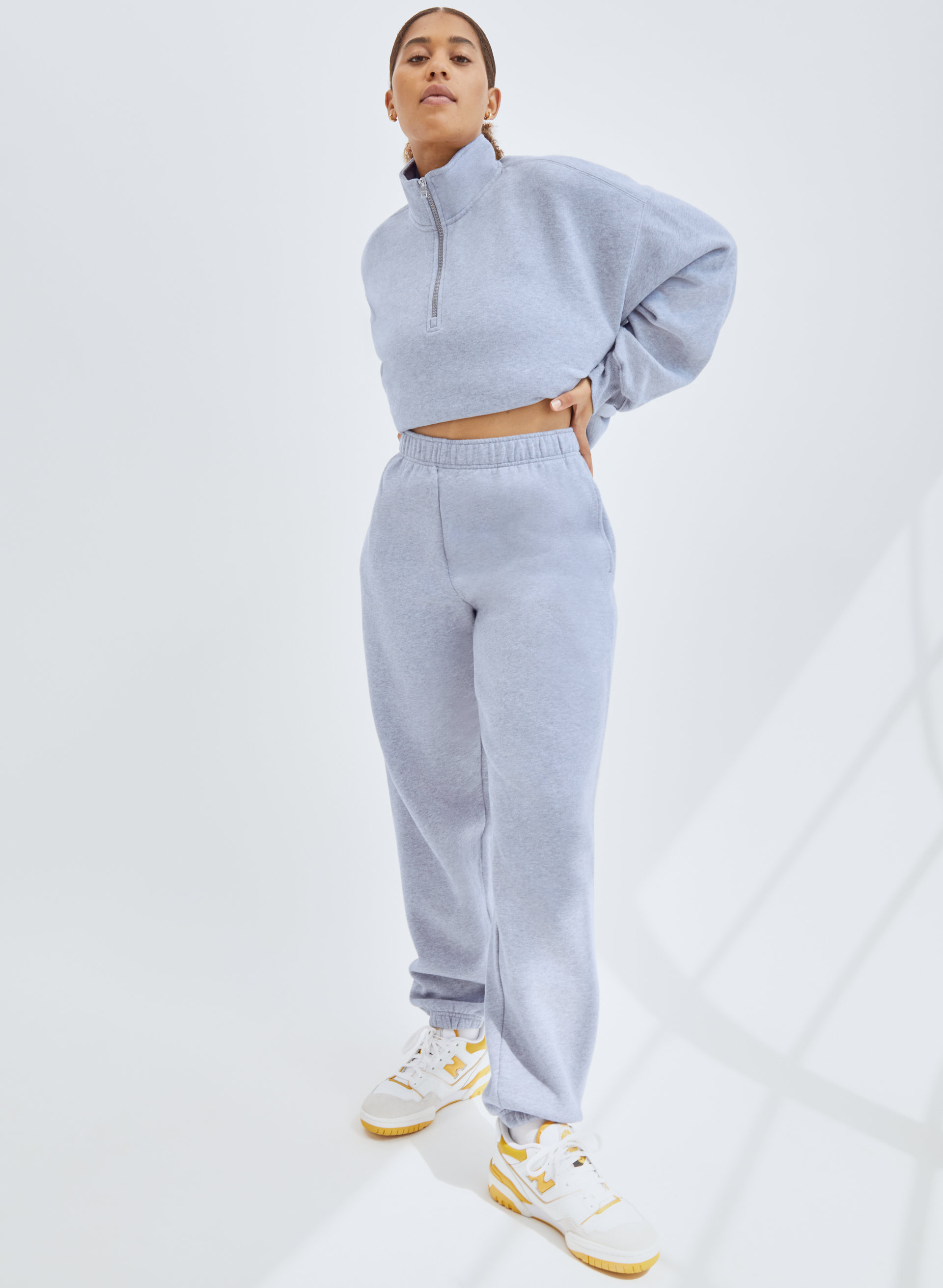 Cozy Fleece Boyfriend Basic Sweatpant