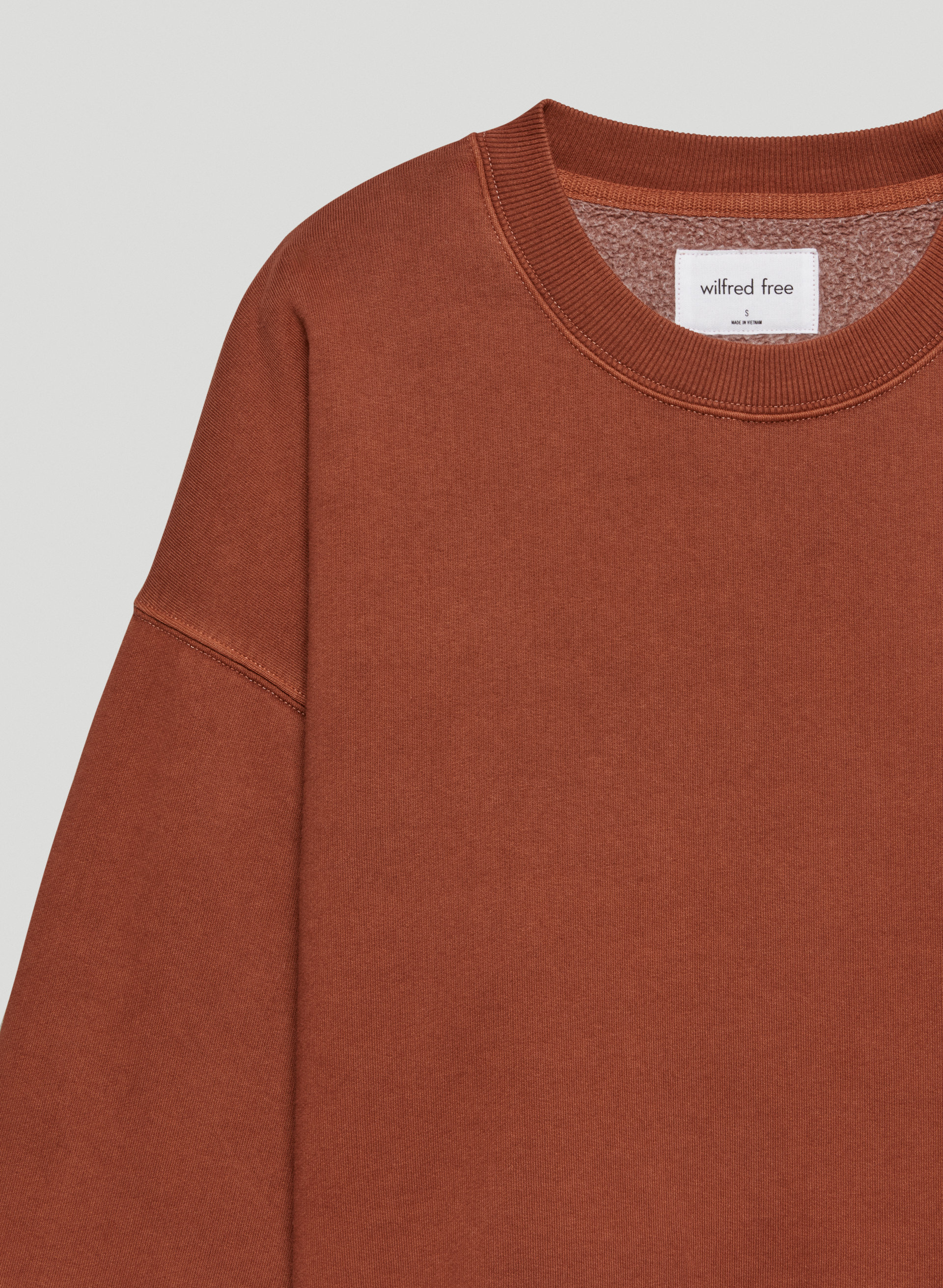 Free Fleece Cropped Sweatshirt