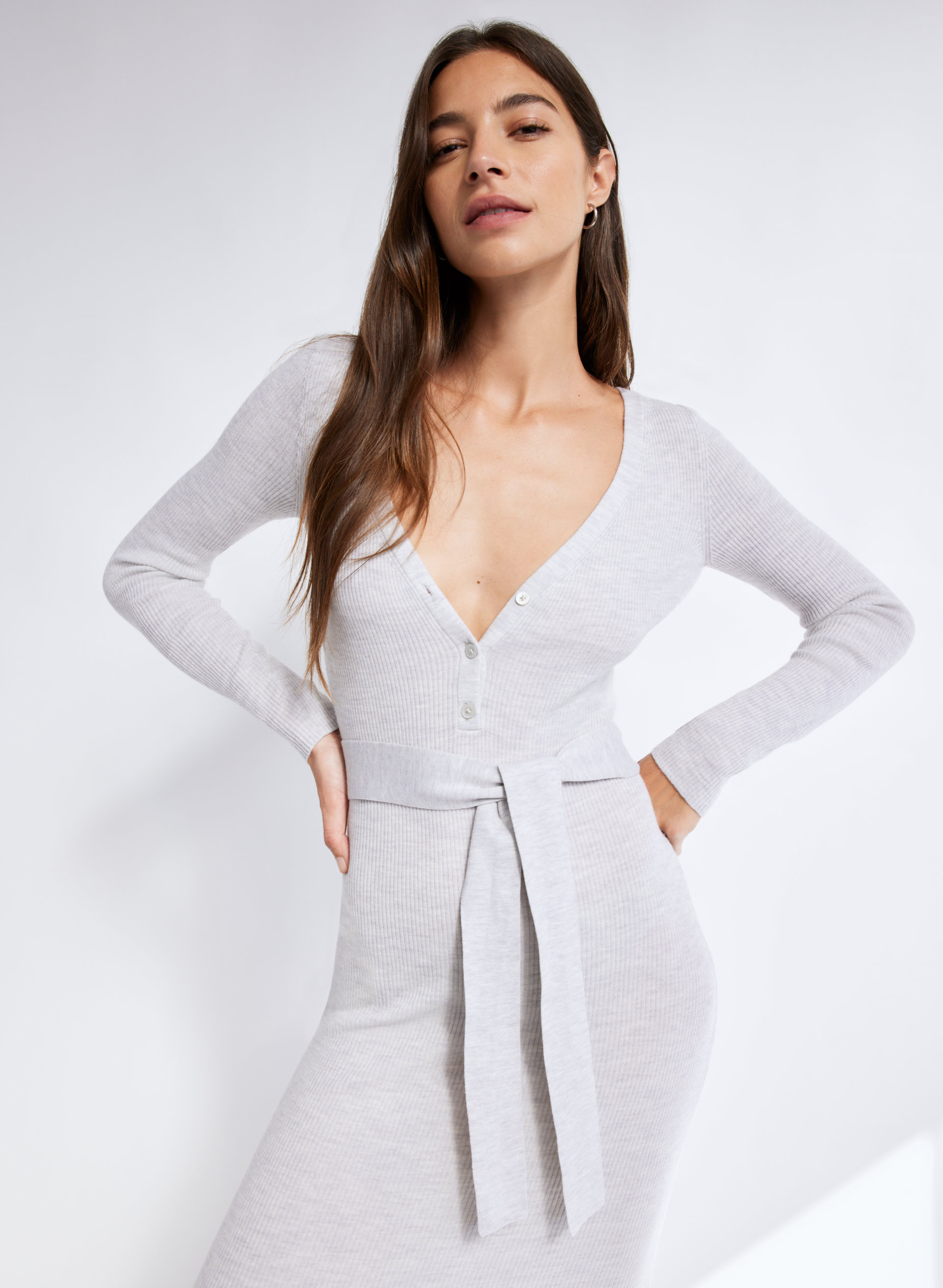Henley Sweater Dress