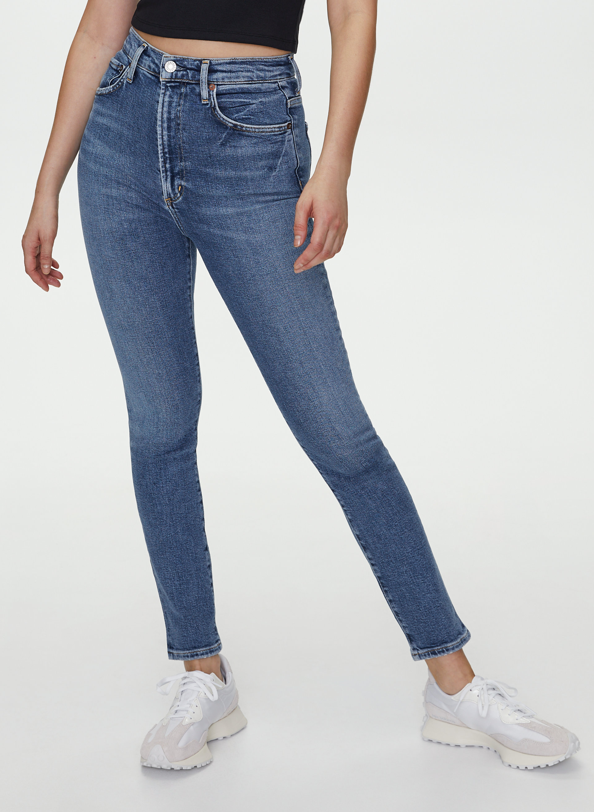 Pinch Waist Skinny Jean