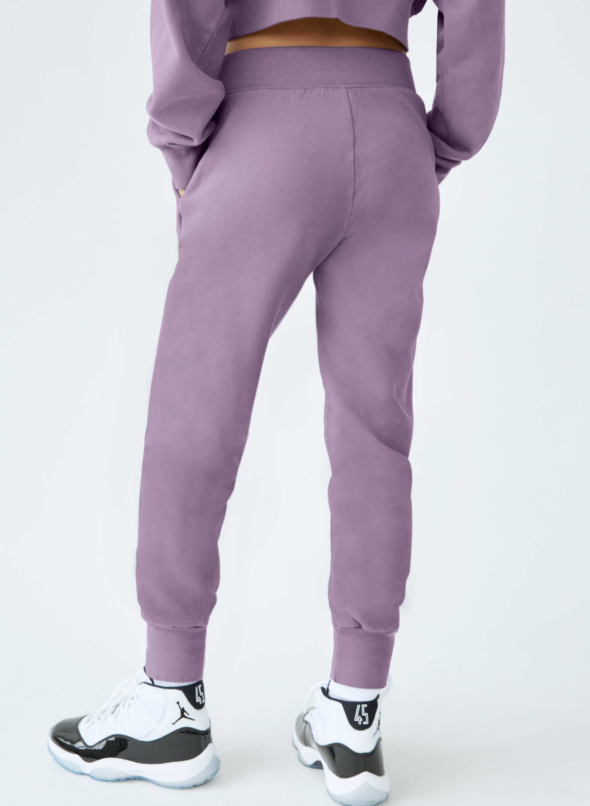 Cozy Fleece Boyfriend Cuffed Sweatpant