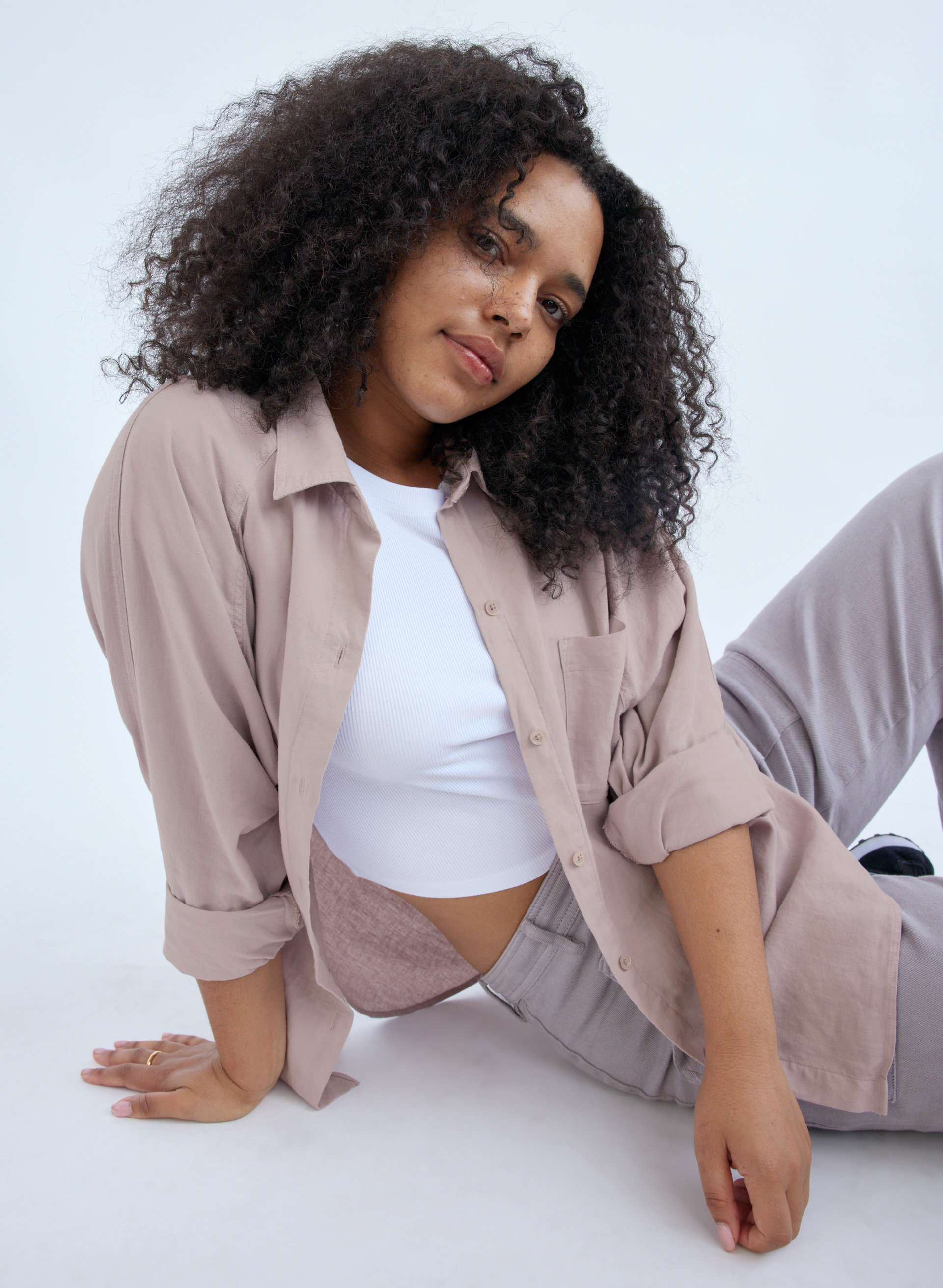 Boyfriend Button-Up Shirt