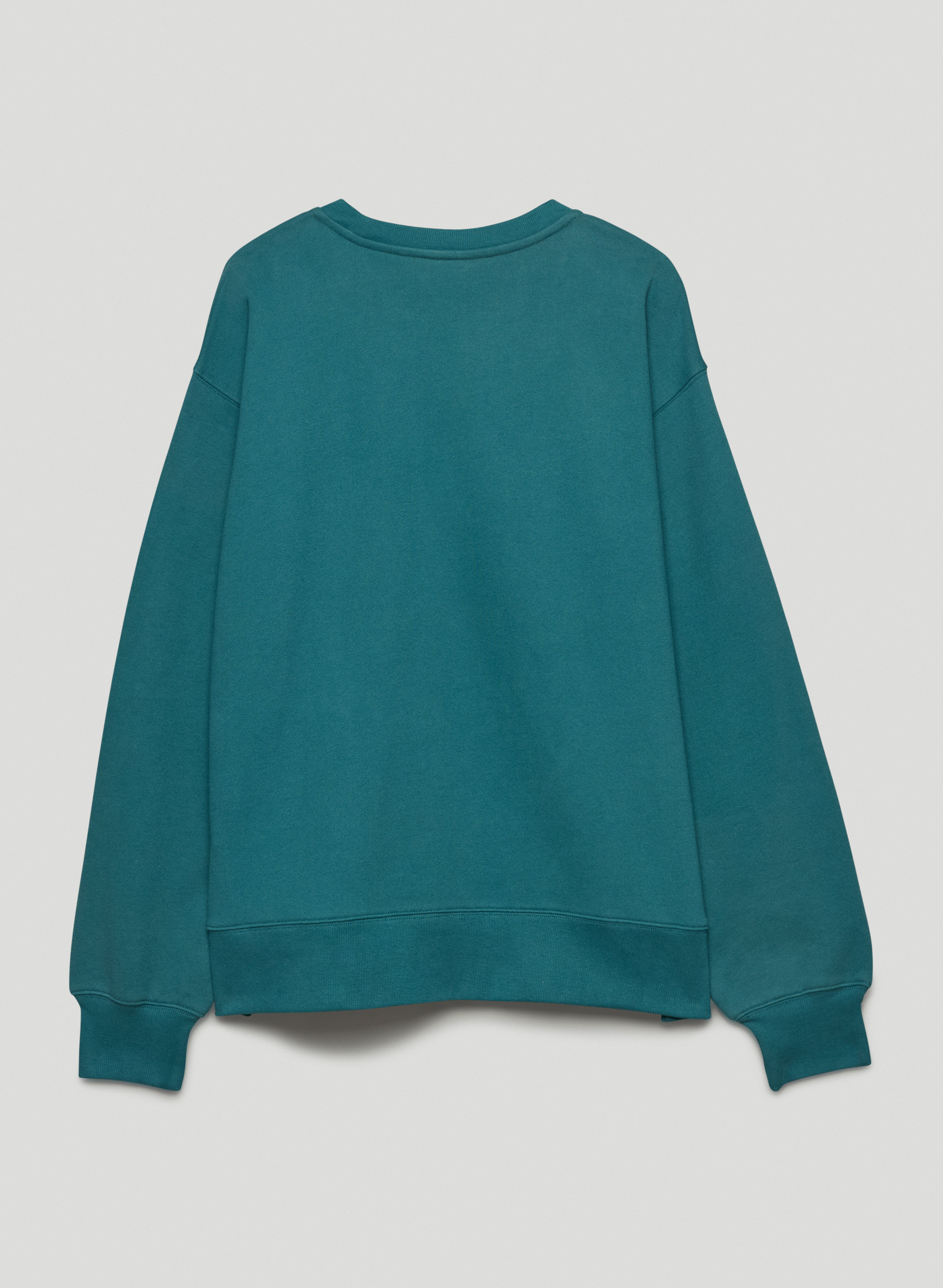 Cozy Fleece Boyfriend Crew Sweatshirt