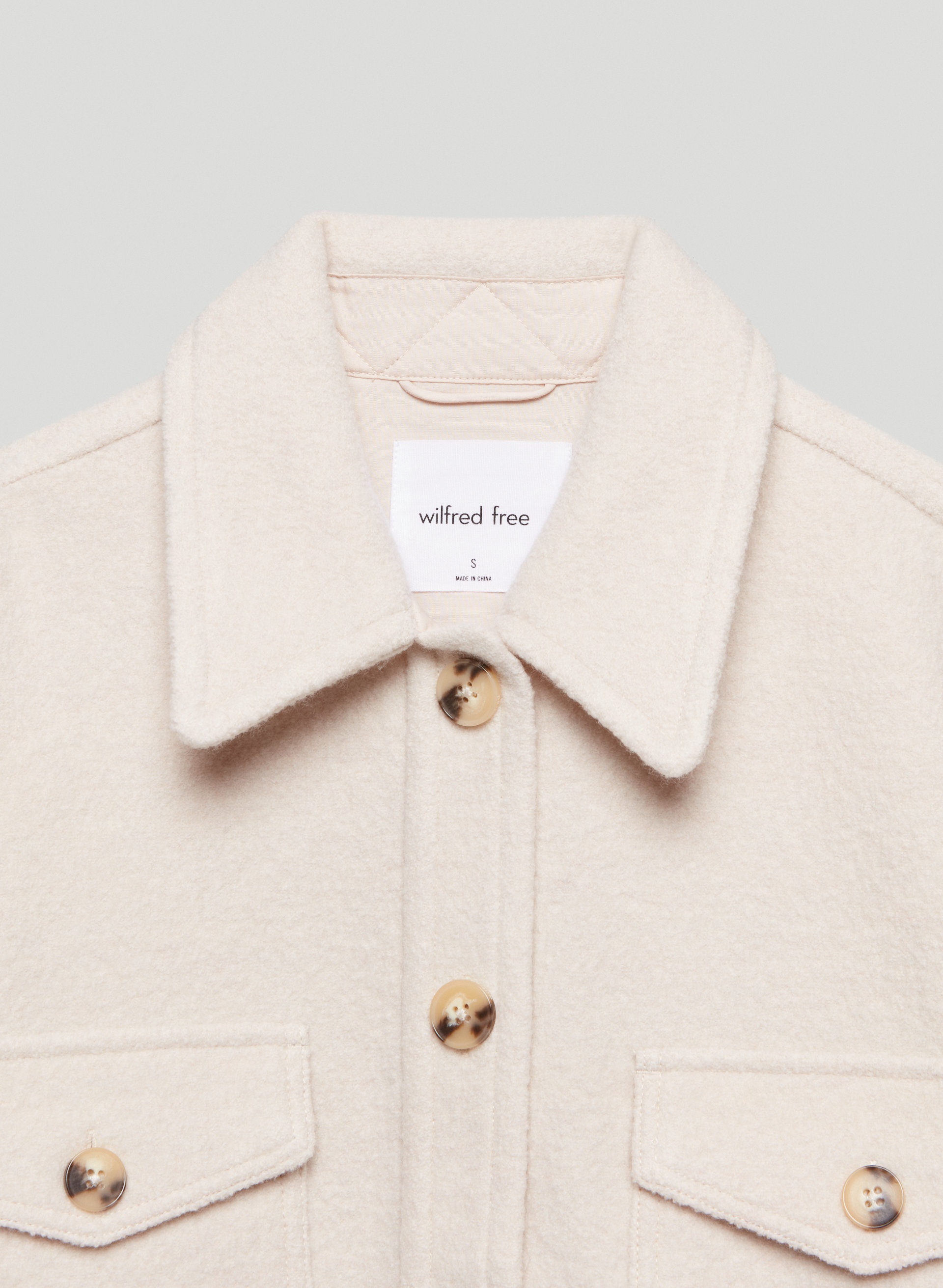 The Ganna Cropped Shirt Jacket