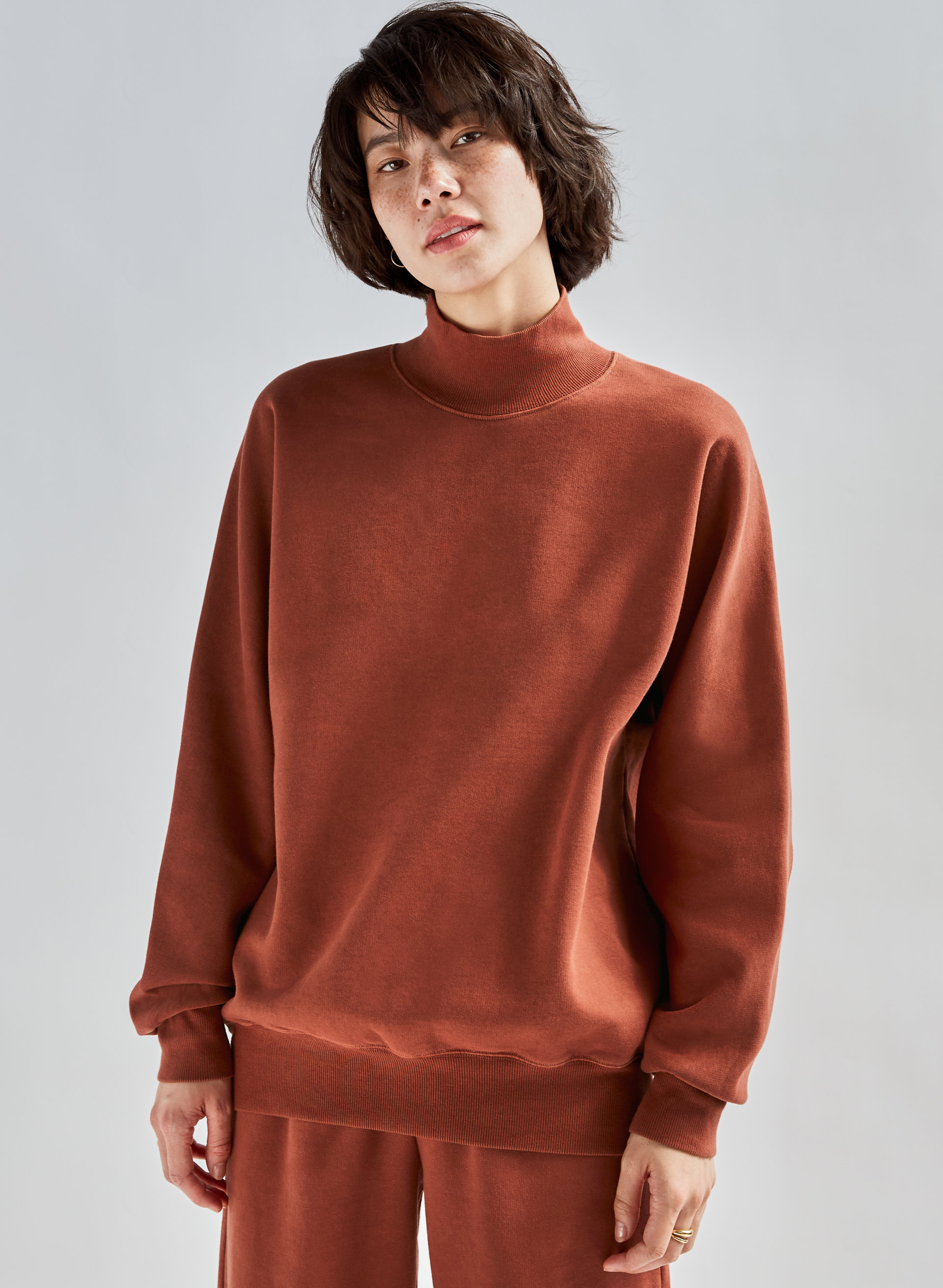 Free Fleece Turtleneck Sweatshirt