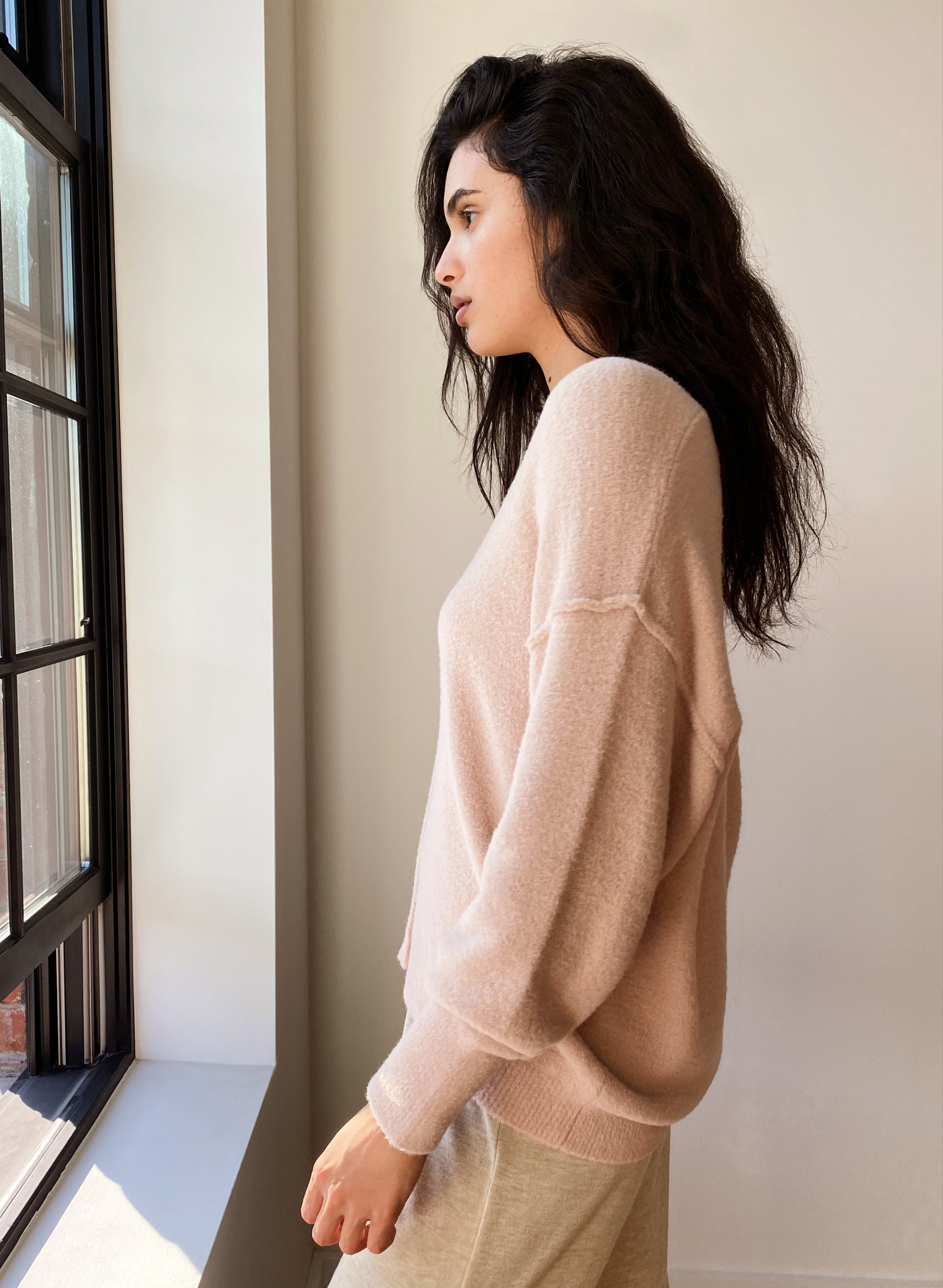 Relaxed V-Neck Sweater