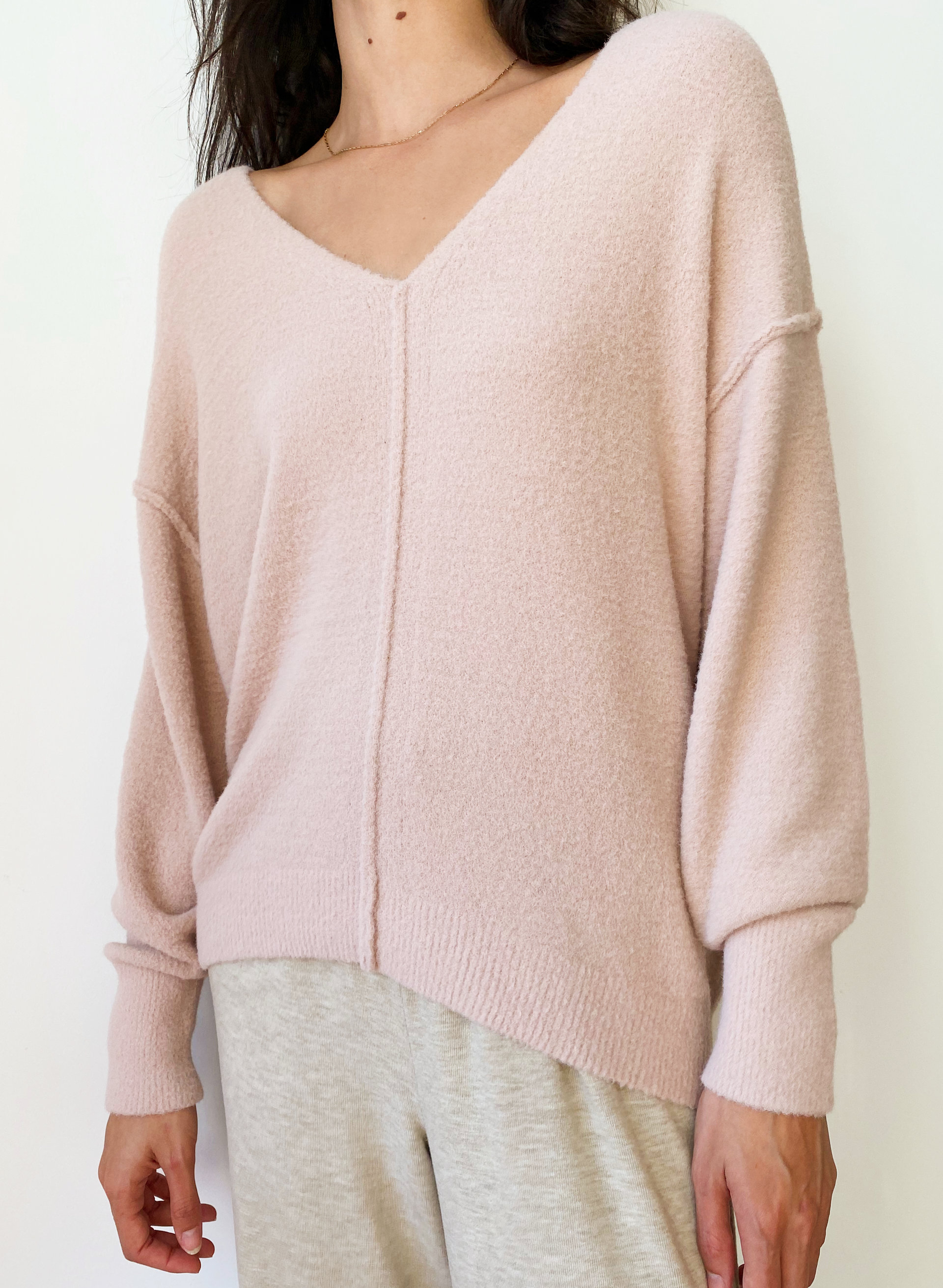 Relaxed V-Neck Sweater