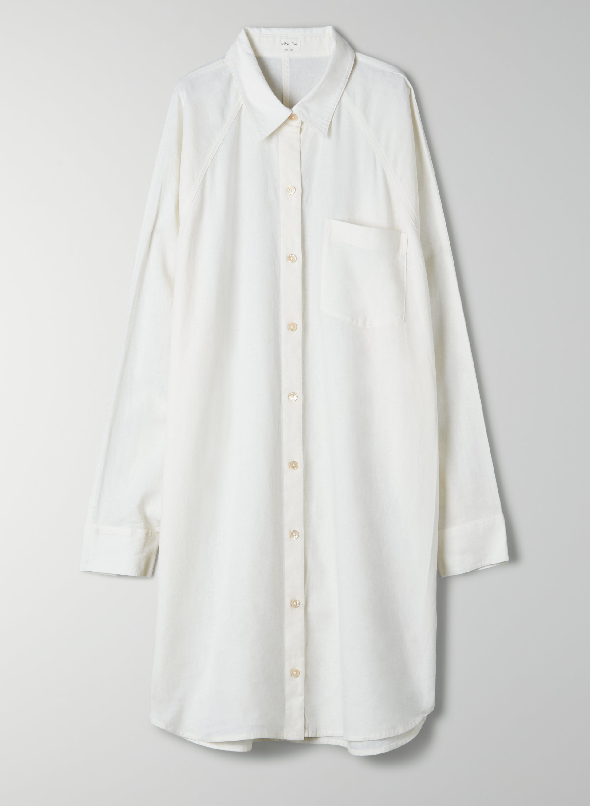 Boyfriend Button-Up Dress