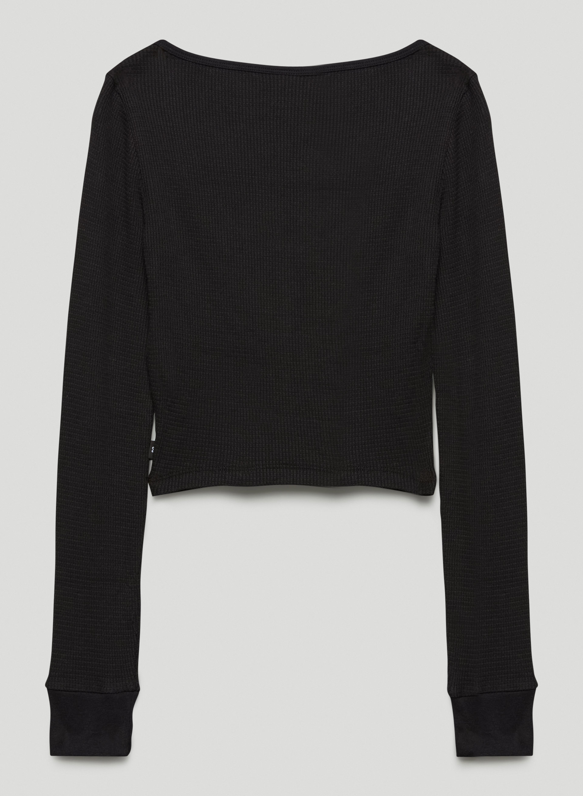 Waffle Scoopneck Longsleeve