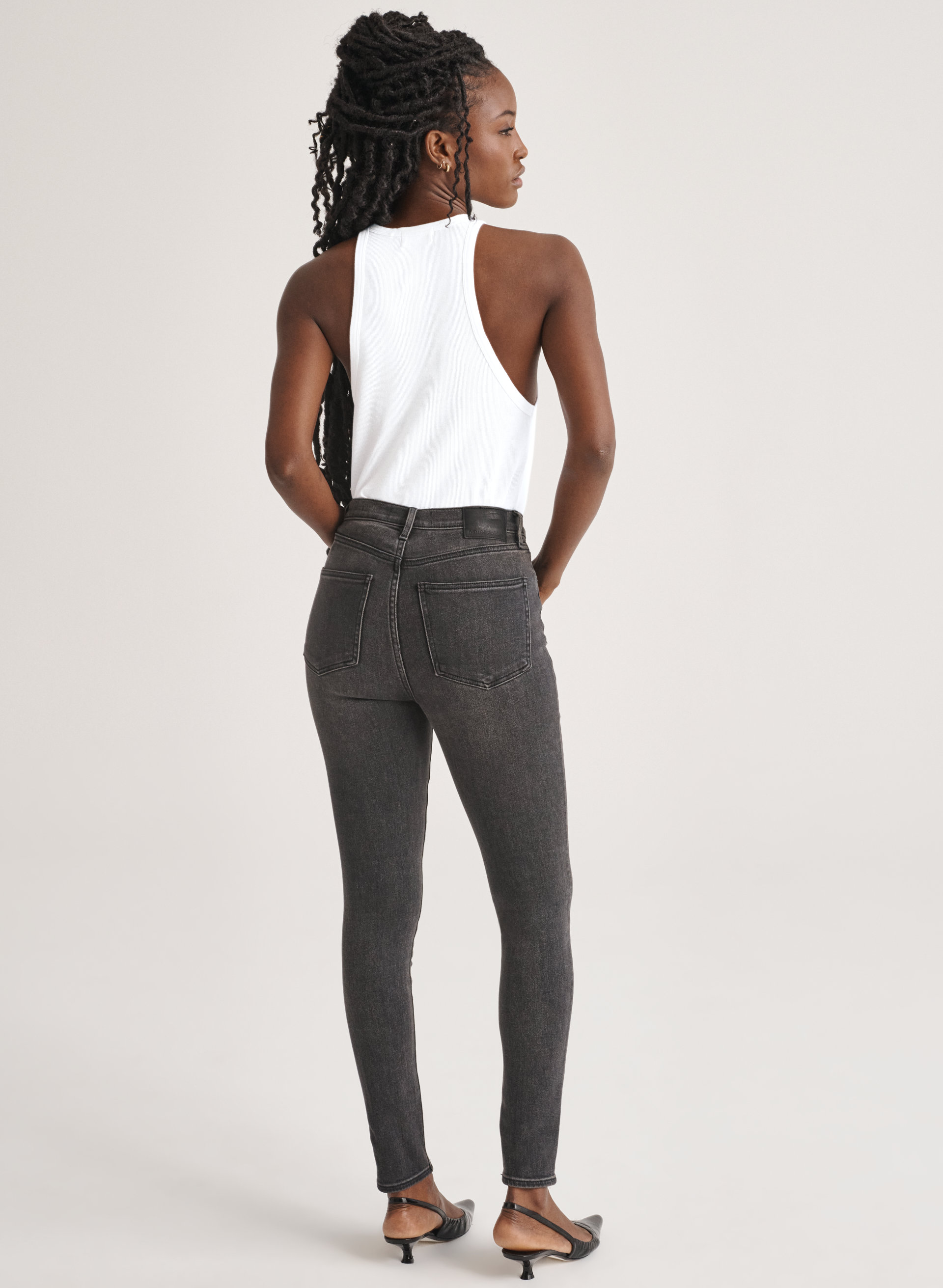 The Lola High Neck Ribbed Tank