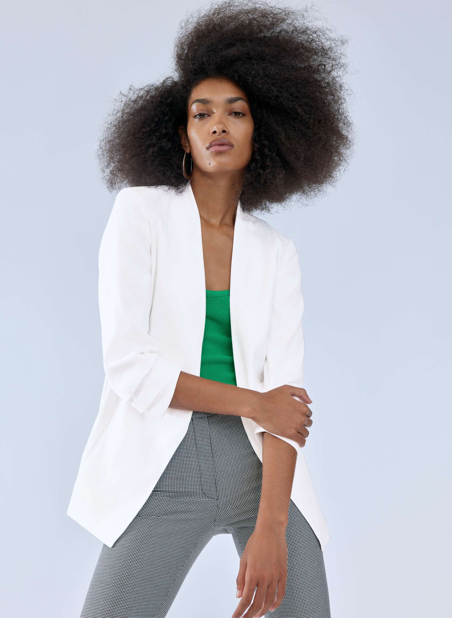 Power Linen Blazer
