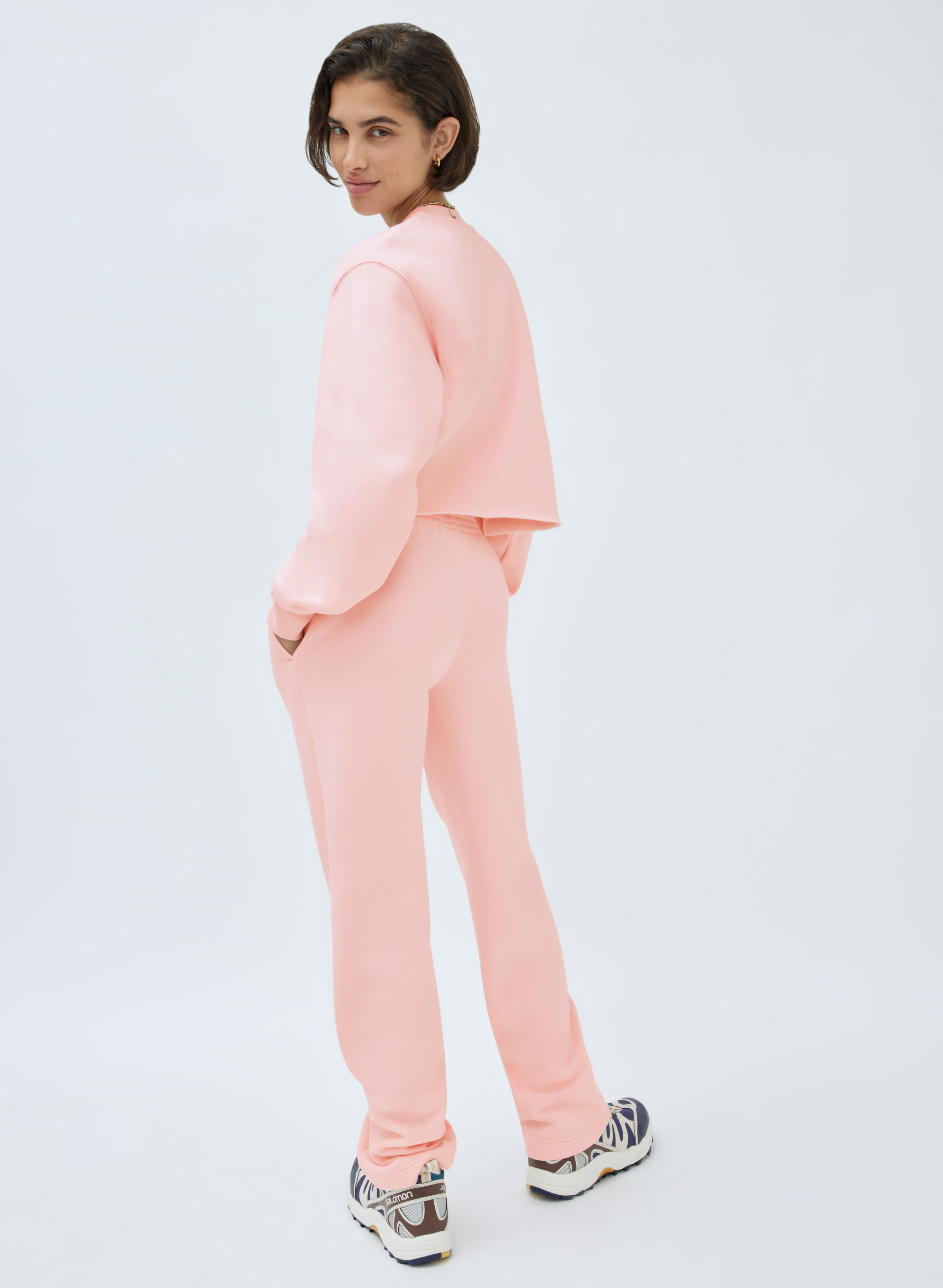 Cozy Fleece Boyfriend Straight Sweatpant