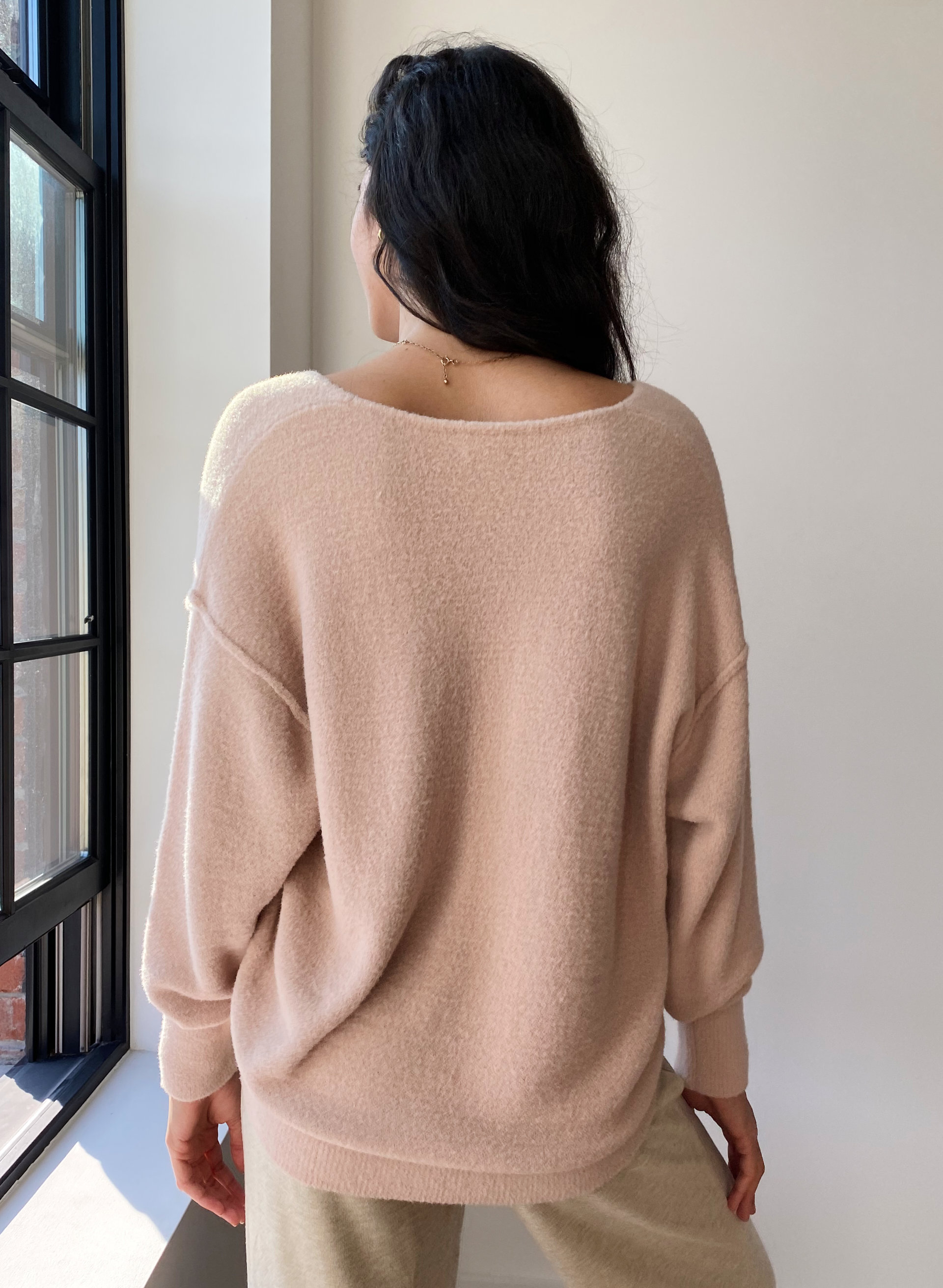 Relaxed V-Neck Sweater