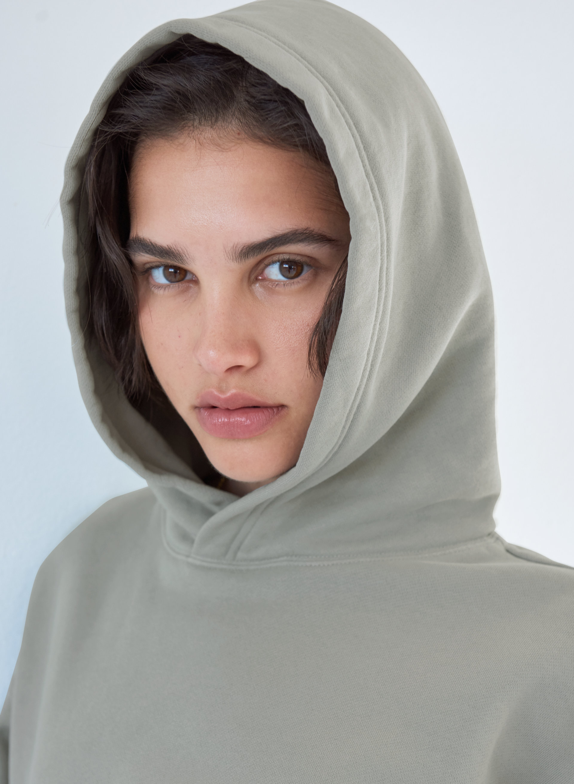 Cozy Fleece Boyfriend Shrunken Hoodie