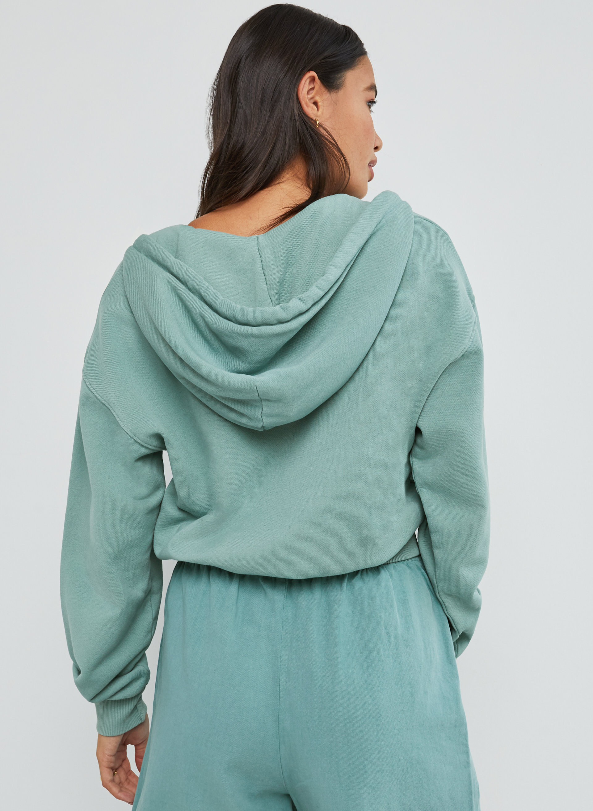 Free Terry Fleece 1/4-Zip Hoodie