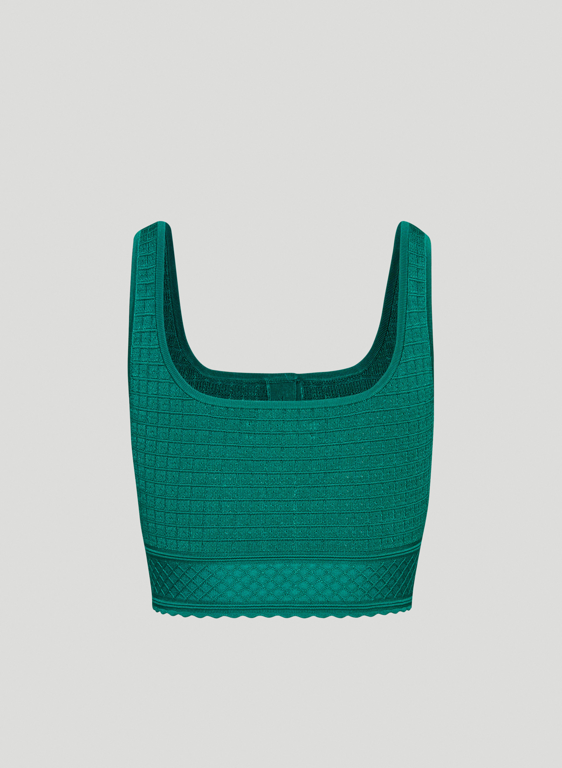 Sculpt Knit Button Tank