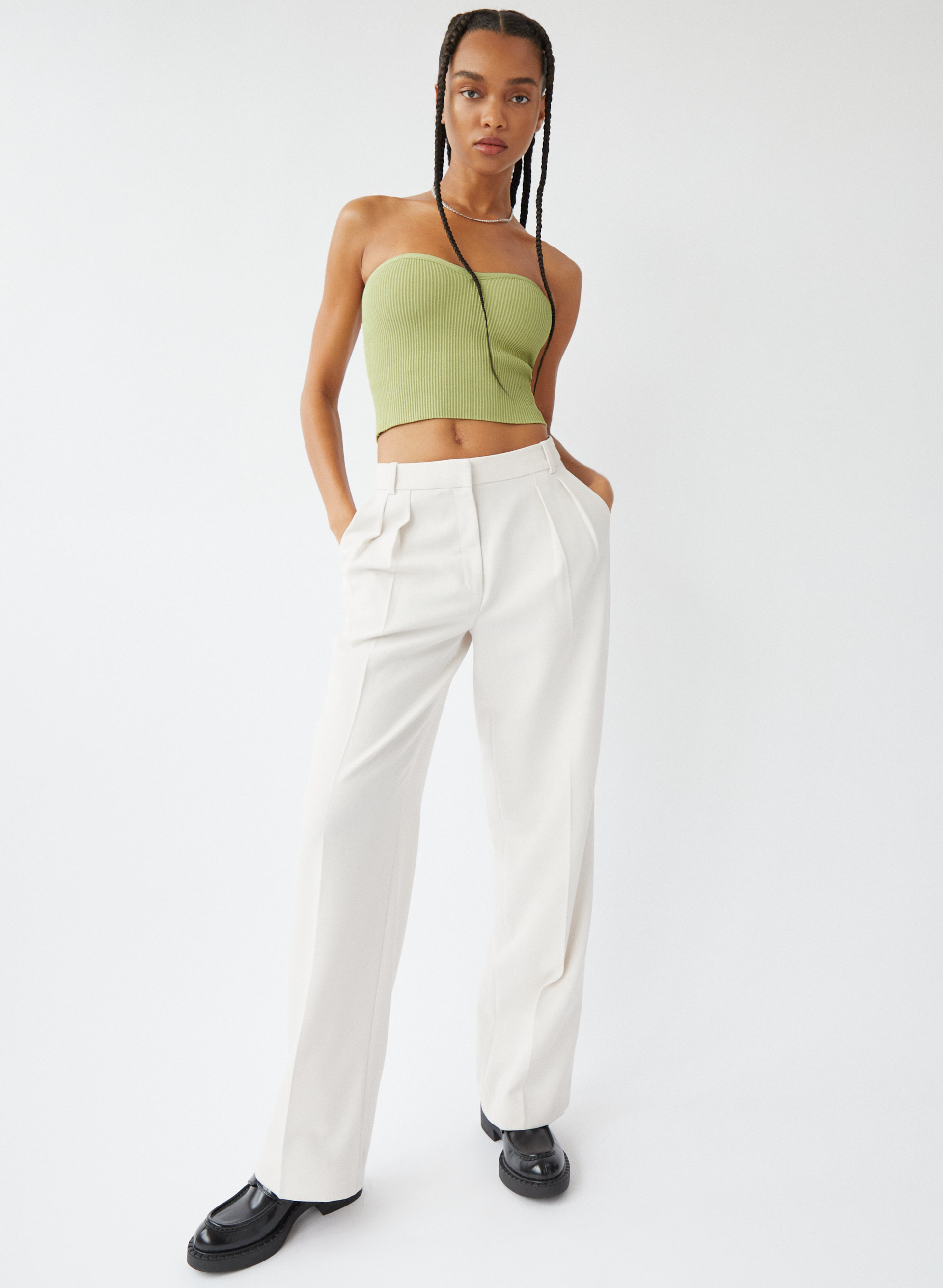 Sculpt Knit Sweetheart Top