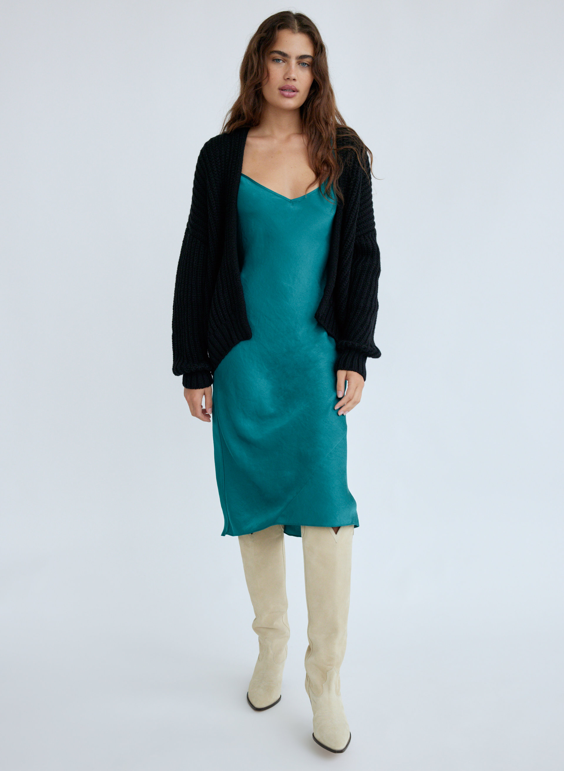 Only Slip Midi Dress