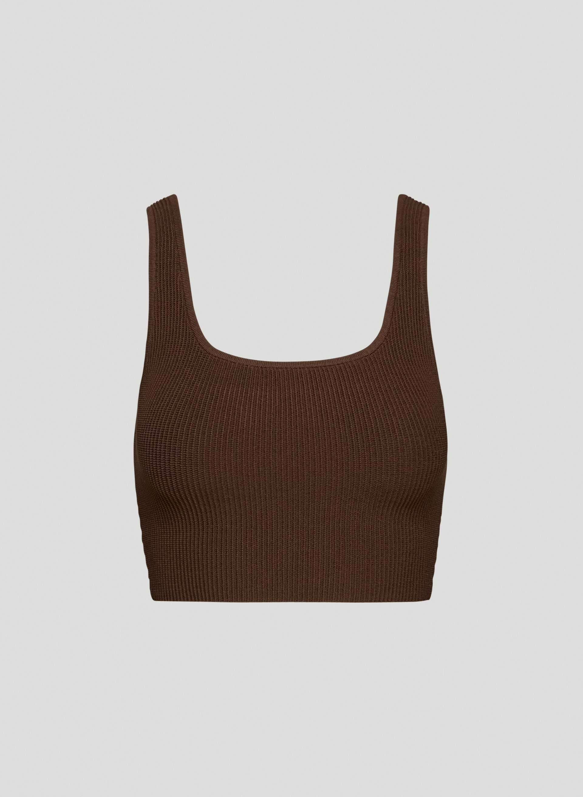 Sculpt Knit Cropped Tank