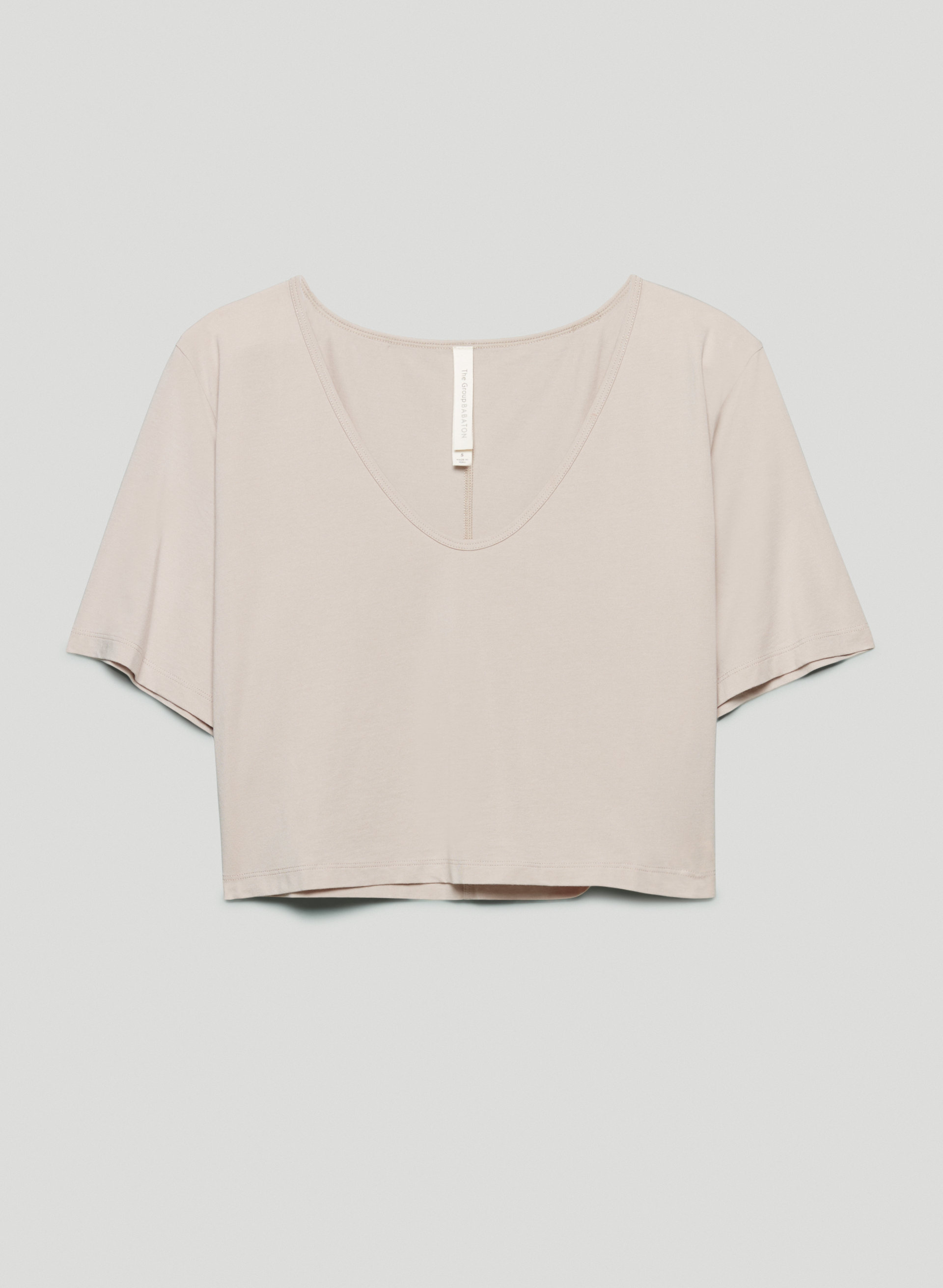 Foundation V-Neck Cropped T-Shirt
