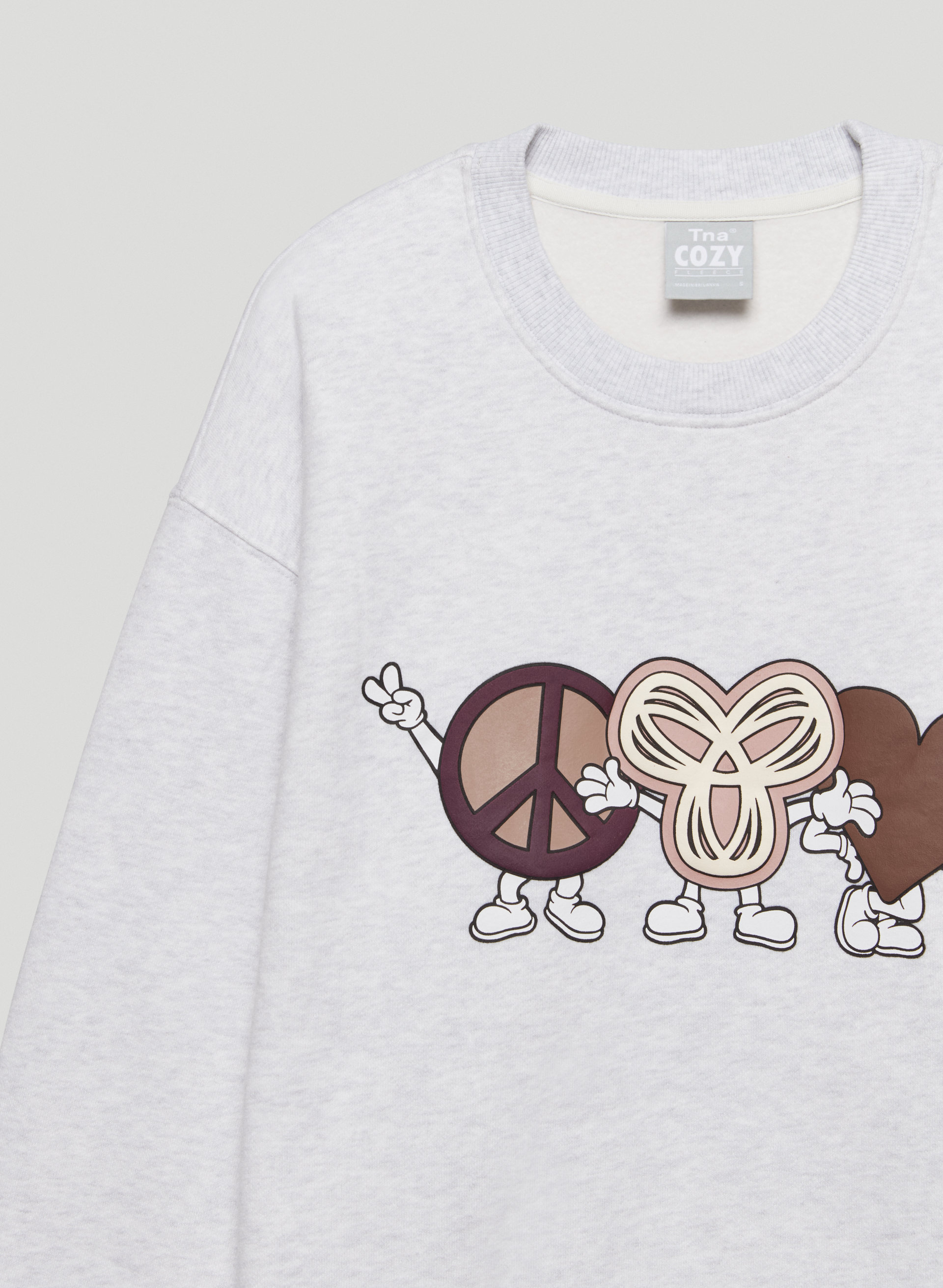 New Cozy Fleece Boyfriend Crew Sweatshirt