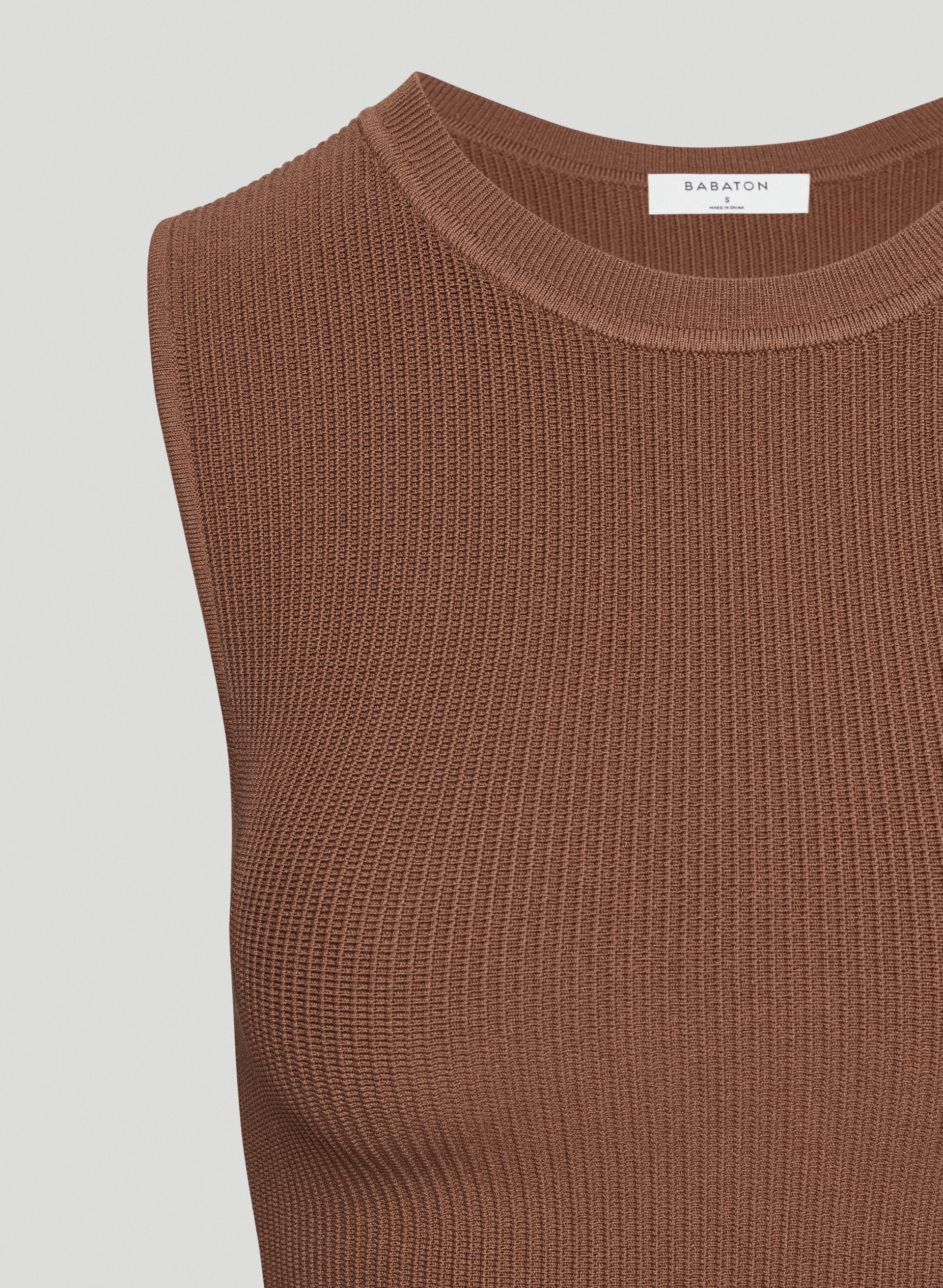 Pia Sculpt Knit Cropped Tank