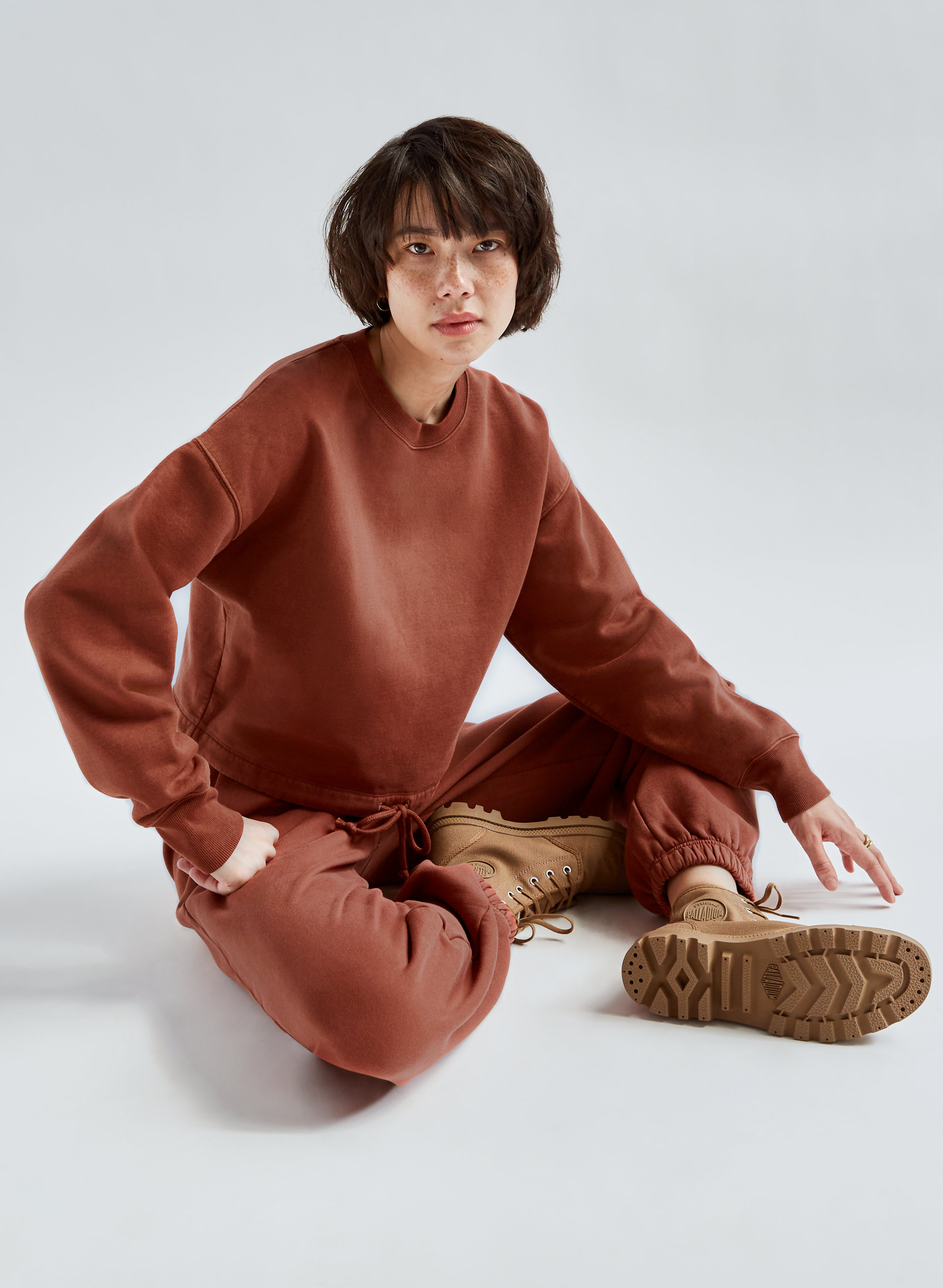 Free Fleece Cropped Sweatshirt