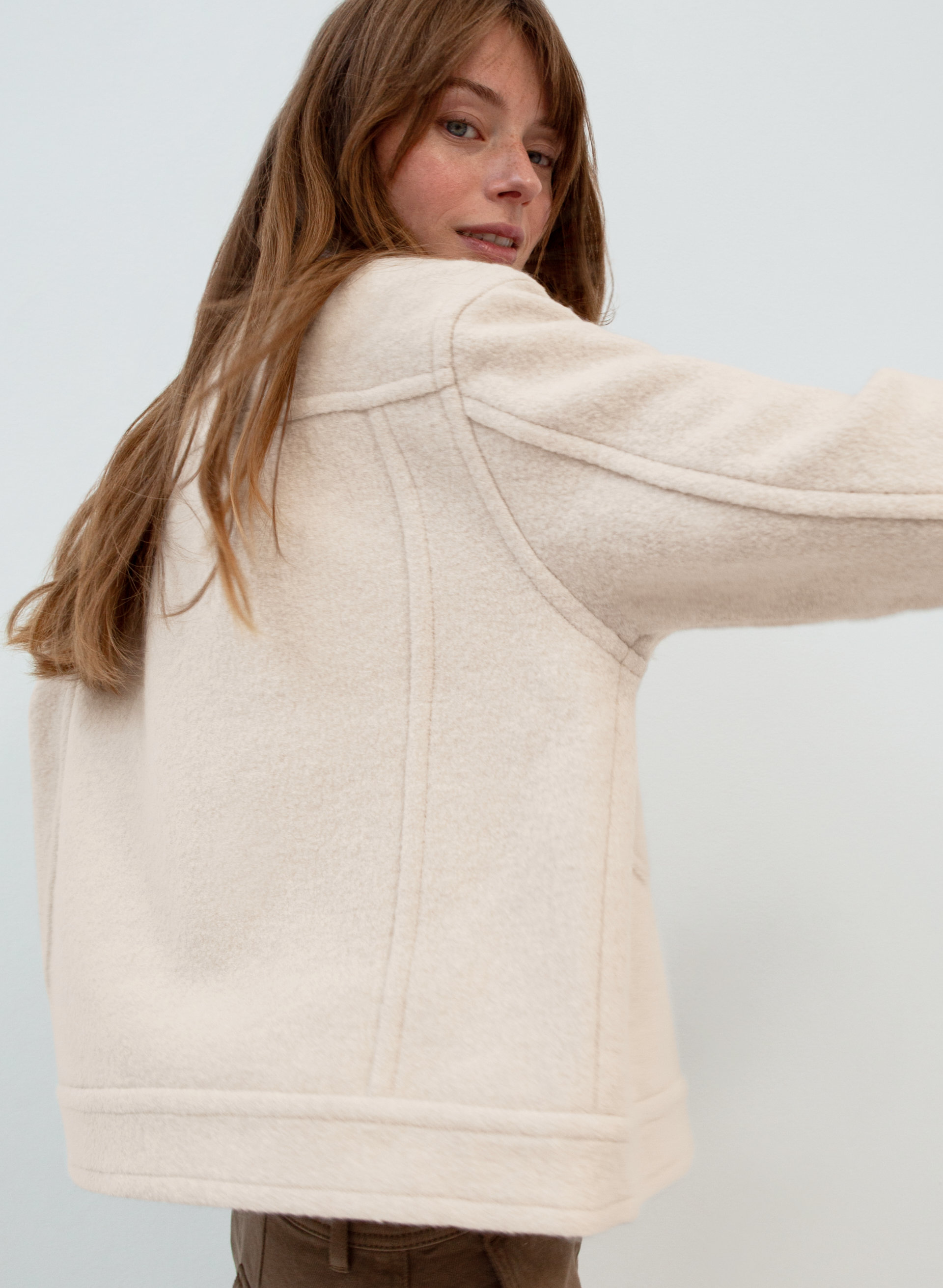 The Ganna Cropped Shirt Jacket