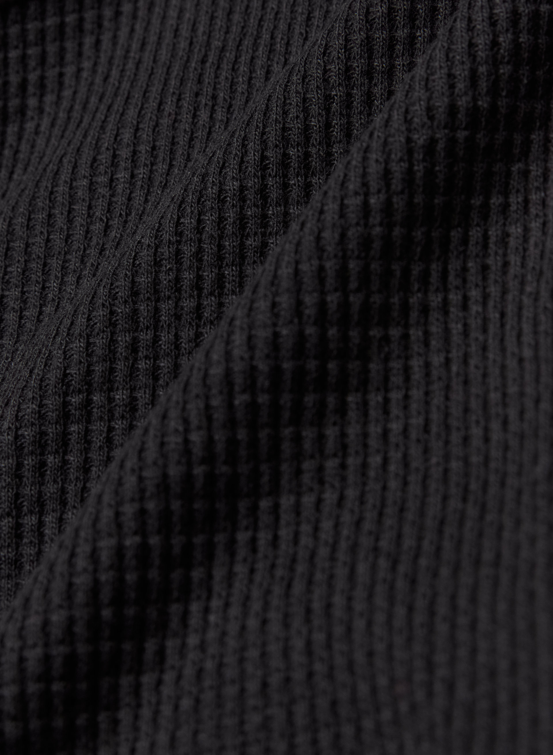 Waffle Scoopneck Longsleeve