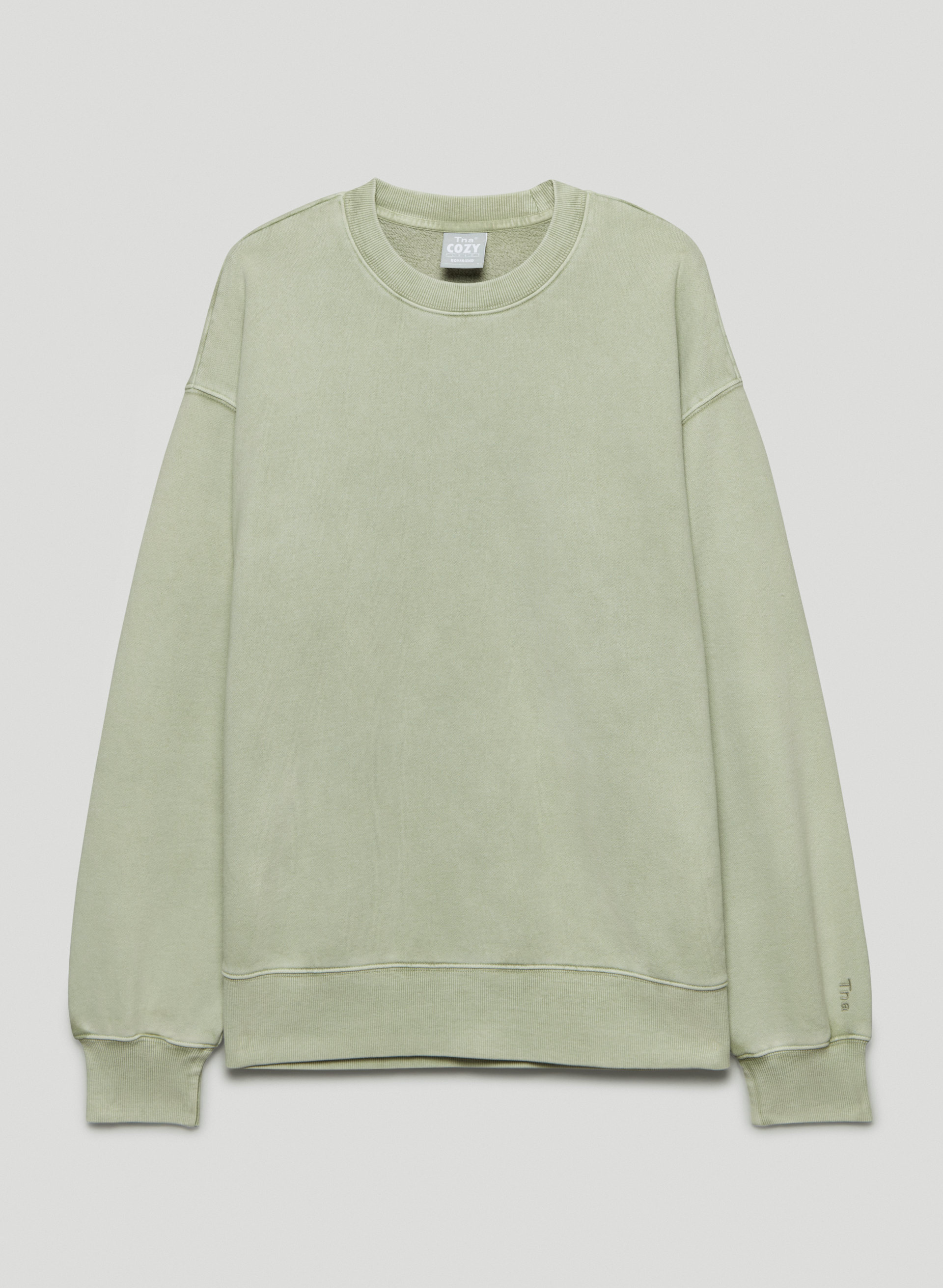 New Cozy Fleece Boyfriend Crew Sweatshirt