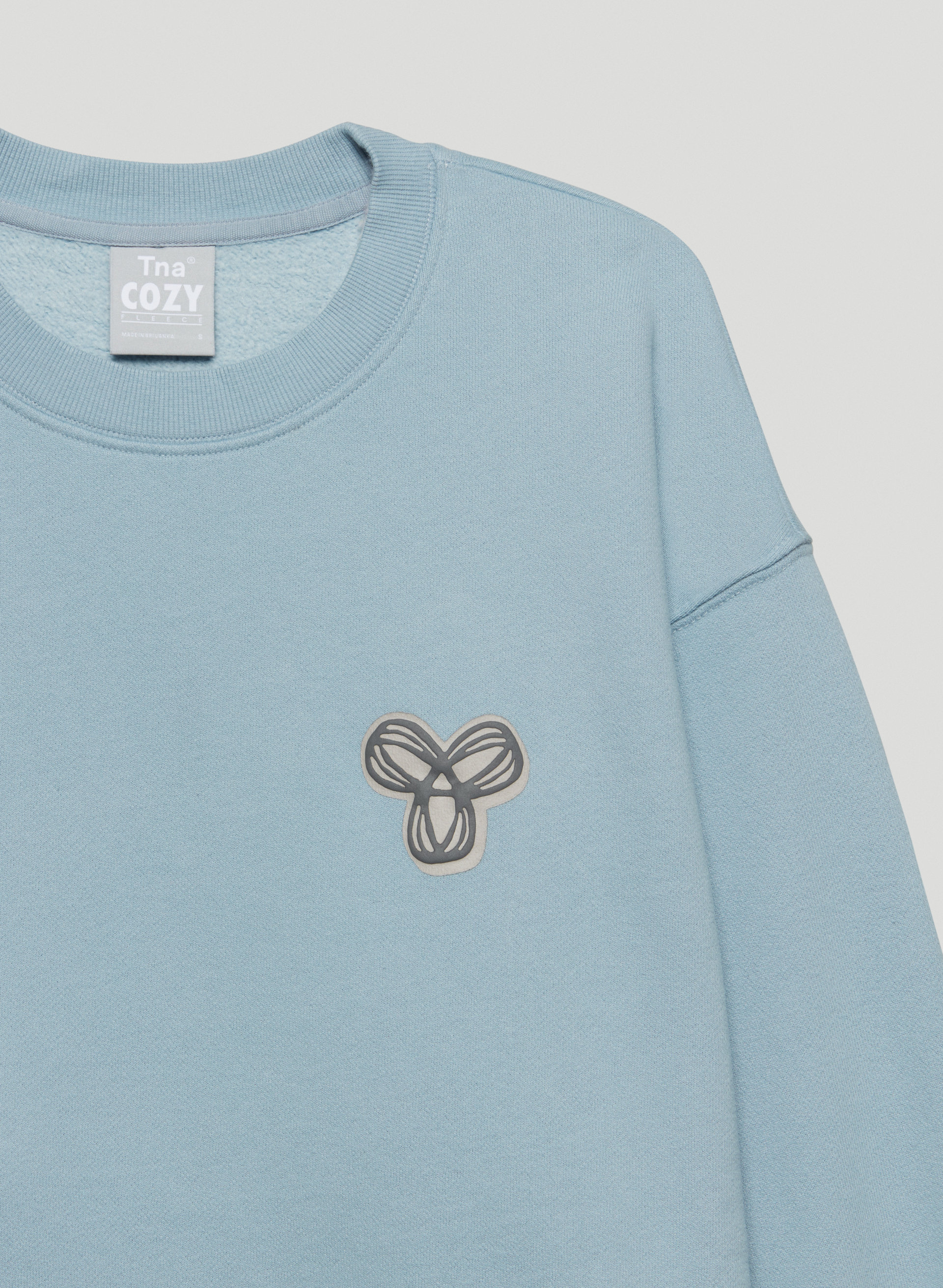 New Cozy Fleece Boyfriend Crew Sweatshirt