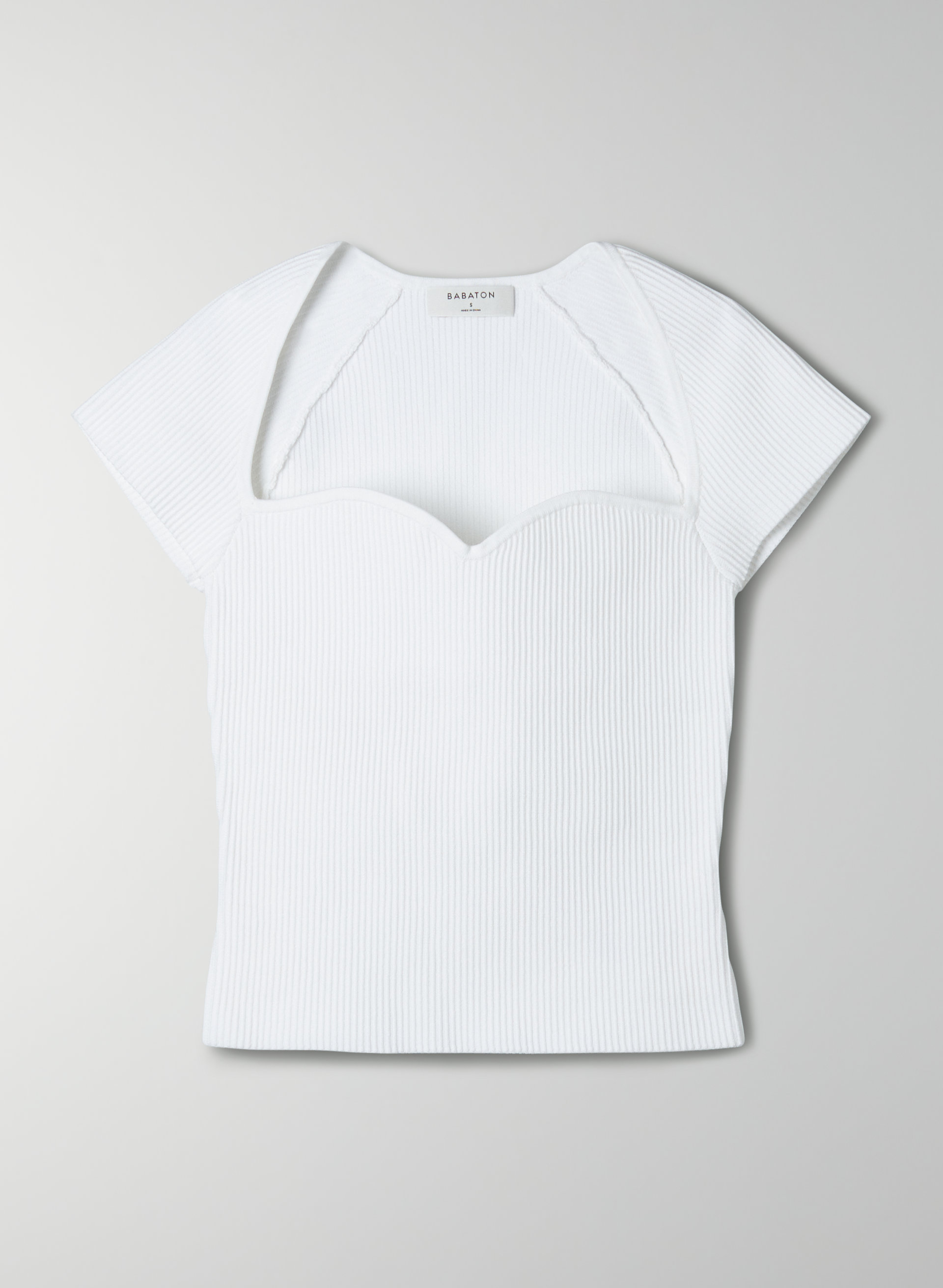 Sculpt Knit Sweetheart T-Shirt