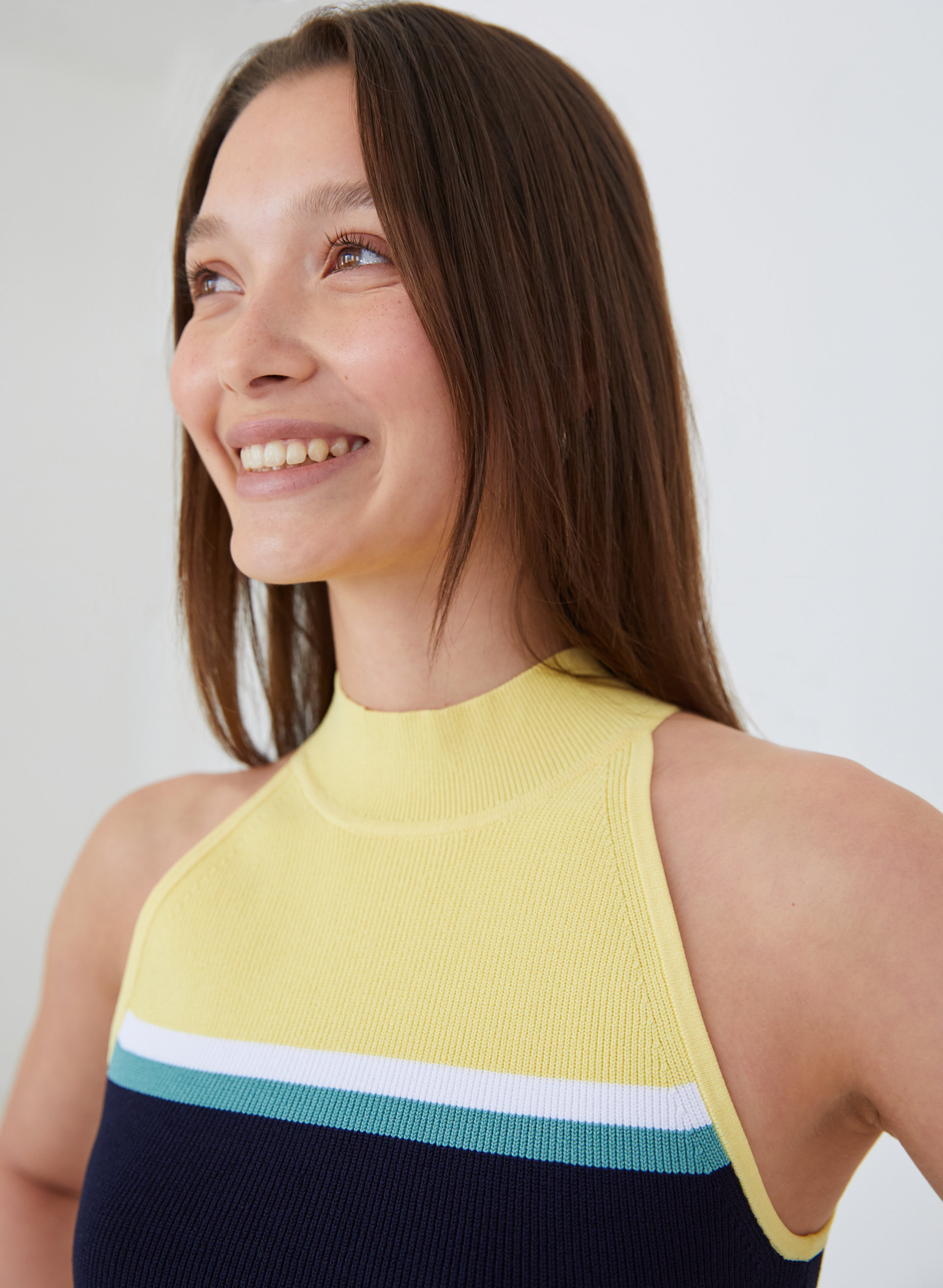 Sculpt Knit Halter Top