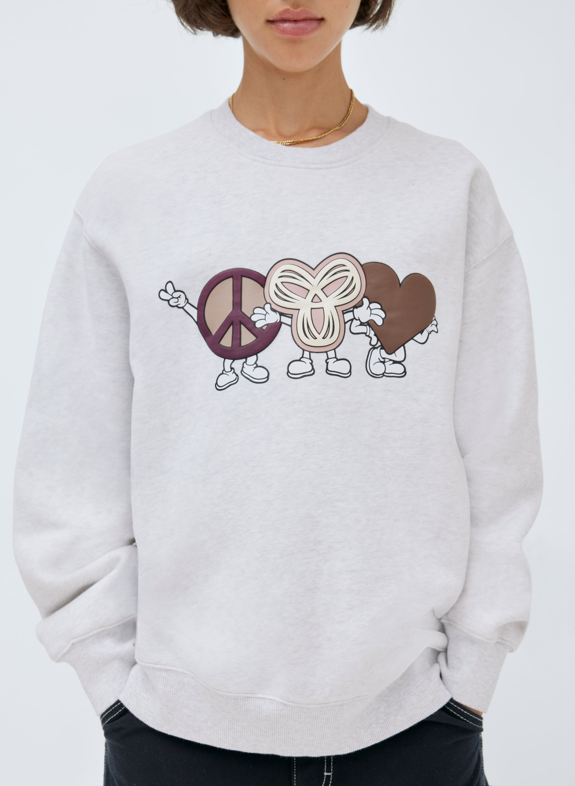 New Cozy Fleece Boyfriend Crew Sweatshirt
